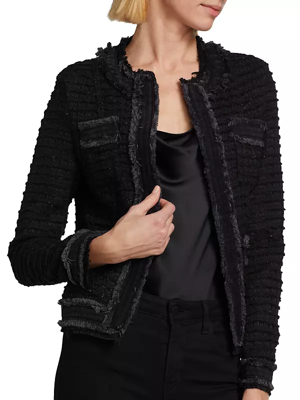 black tweed chanel jacket