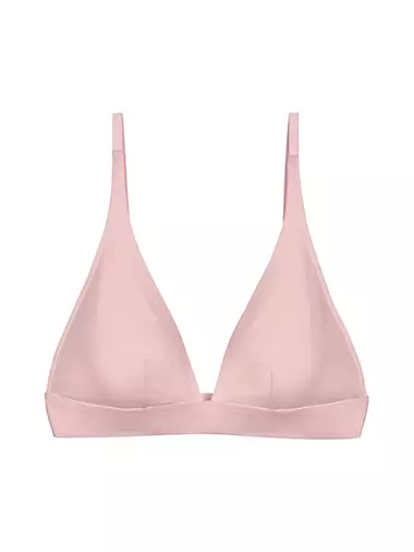 Armani Exchange Women's Daily Charme Padded Triangle Bra, Pink Flowers  Print, S at  Women's Clothing store