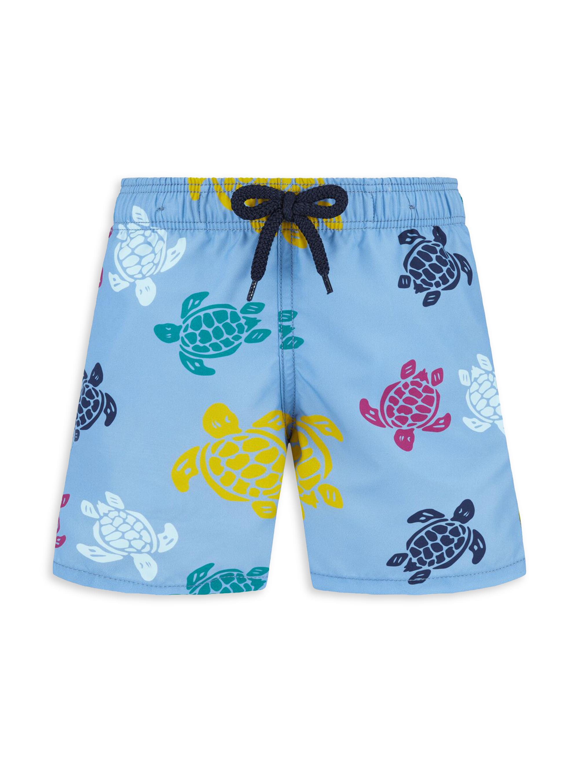 Vilebrequin Little Boy's & Boy's Turtle Swim Trunks - Divin
