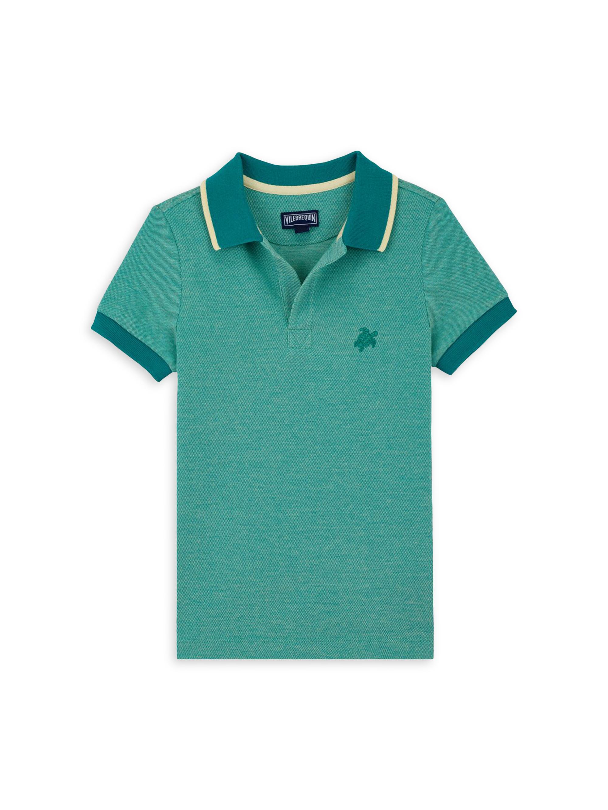 Vilebrequin Little Boy's & Boy's Cotton Piqué Polo Shirt - Emeraude