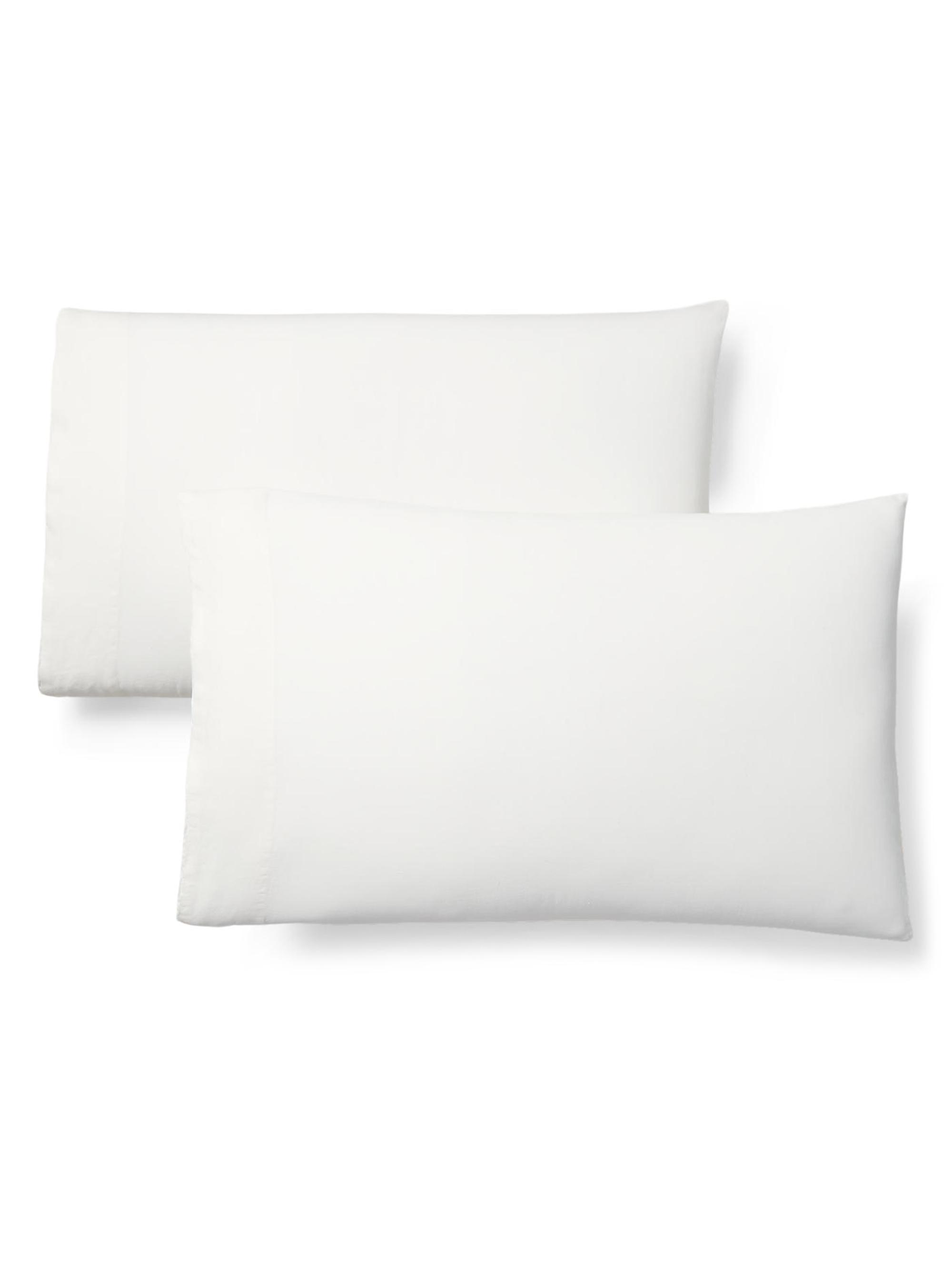 Ralph Lauren RL Linen Pillowcase - Alabaster King