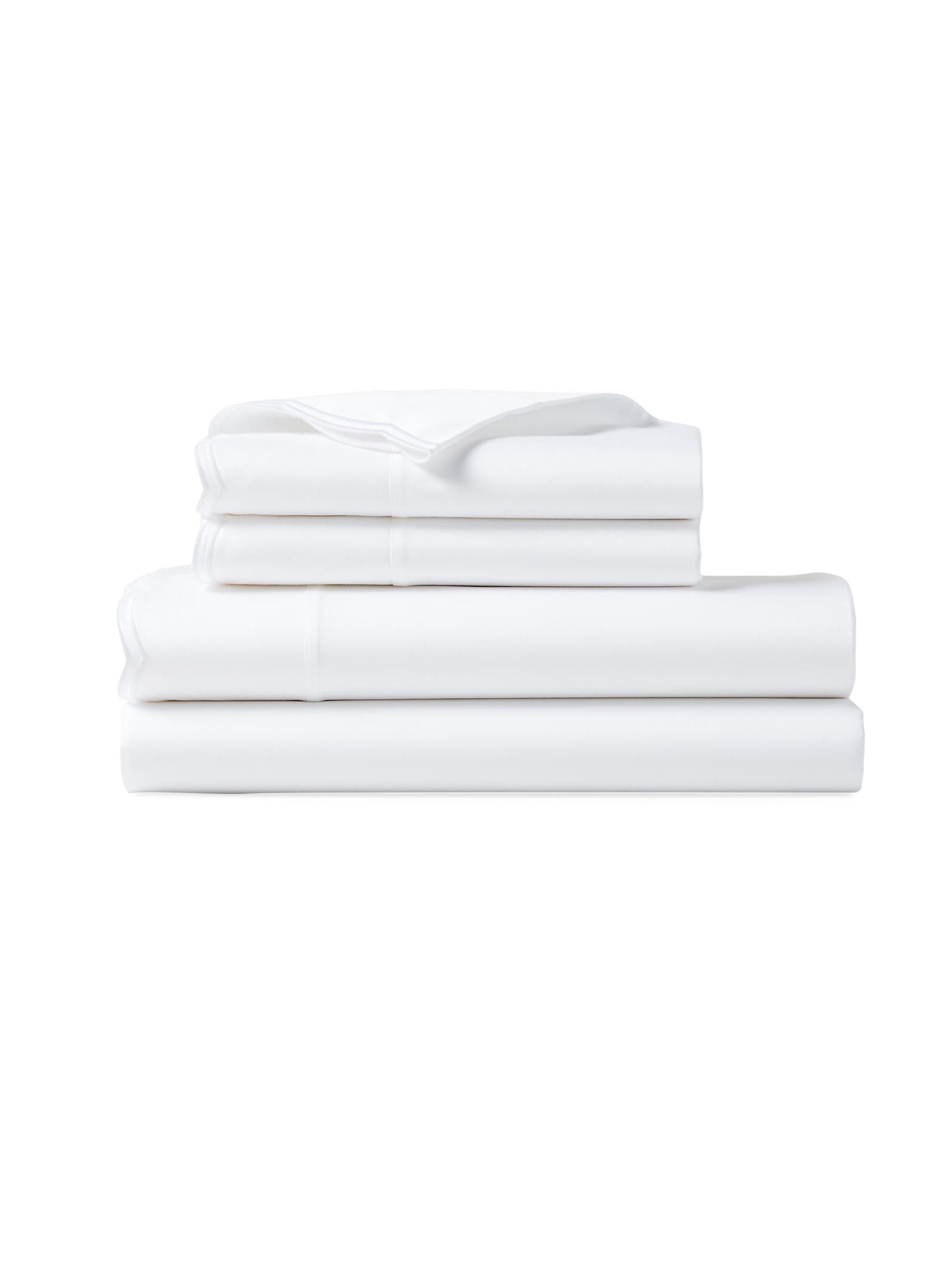 Ralph Lauren Malin Scallop Sateen Flat Sheet - Platinum King | Thumbnail 21