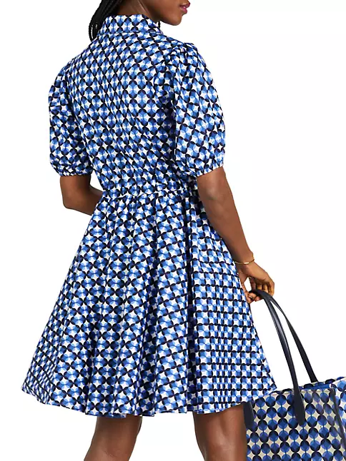 Louis Vuitton LV by The Pool Monogram Tile Long Shirt Dress