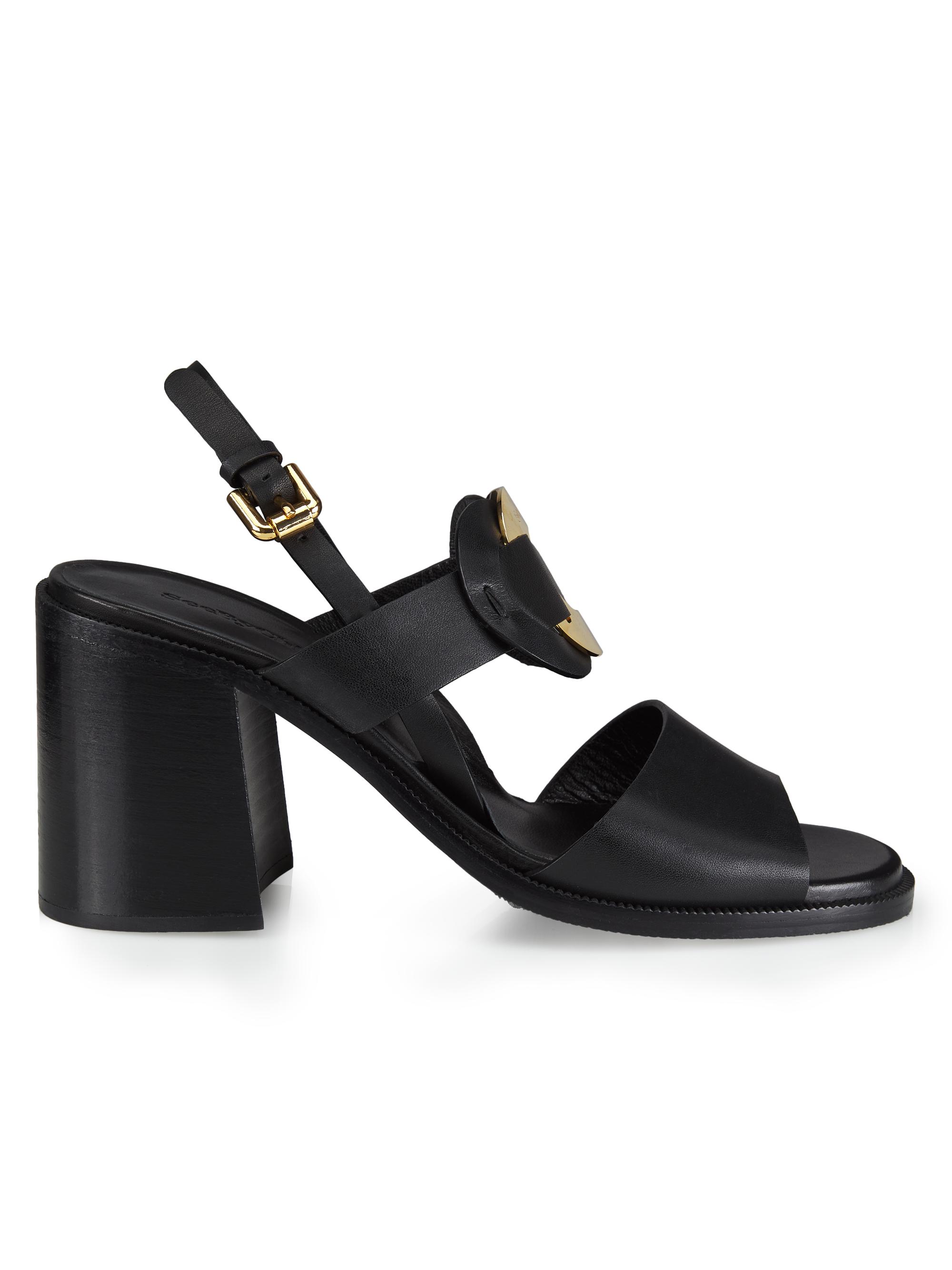 See by Chloé Women's Chany Leather Sandals - Black