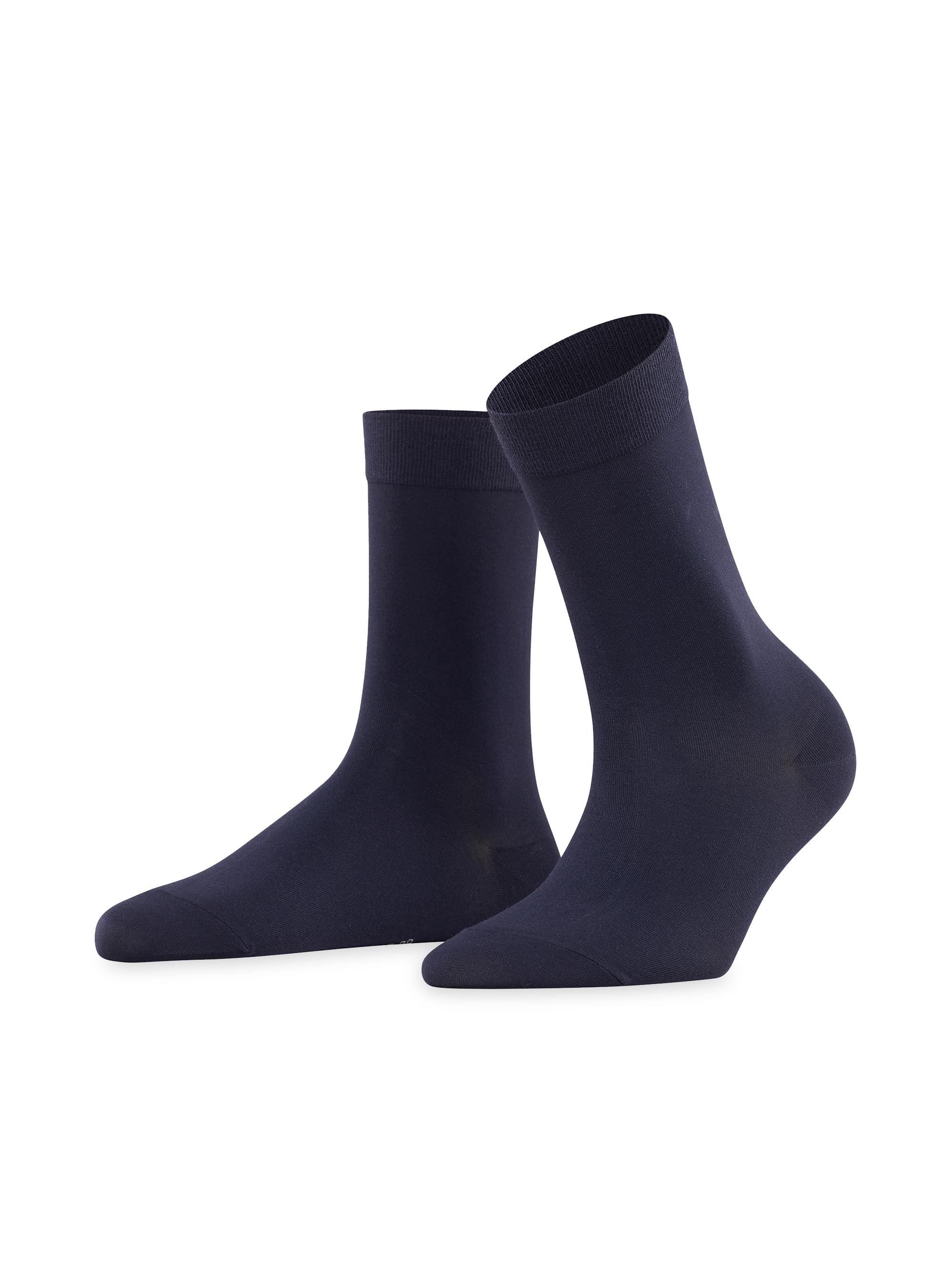 Falke Women's Touch Cotton-Blend Socks - Dark Navy