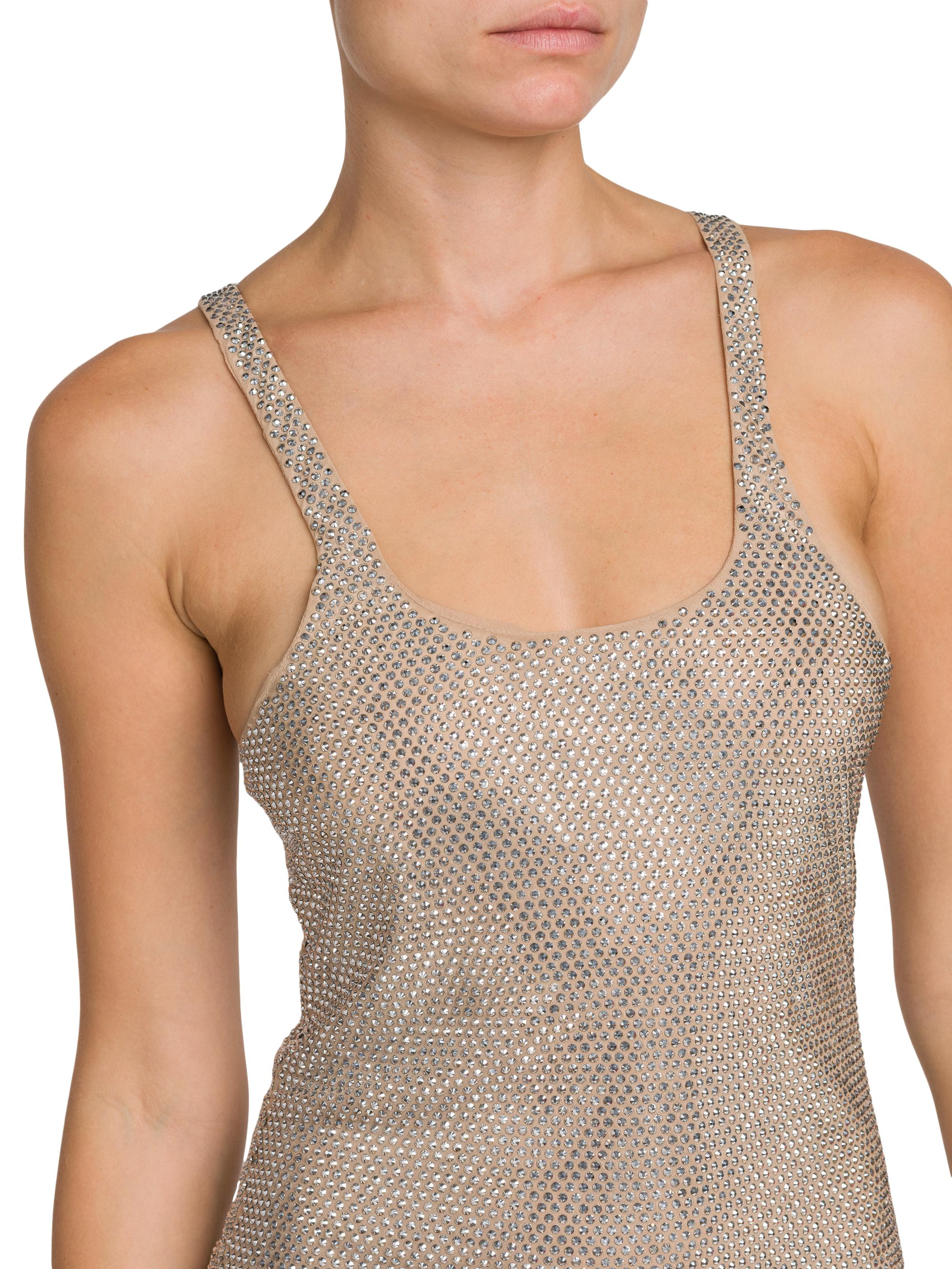 その他 Stella McCartney 620016 3AS200 Stella McCartney Crystal-Embellished Minidress | Saks Fifth