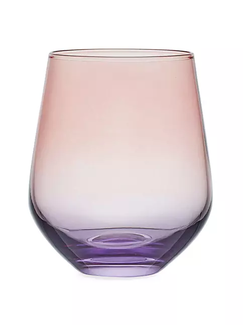 Eternal Night 8 - Piece 13oz. Glass Drinking Glass Glassware Set