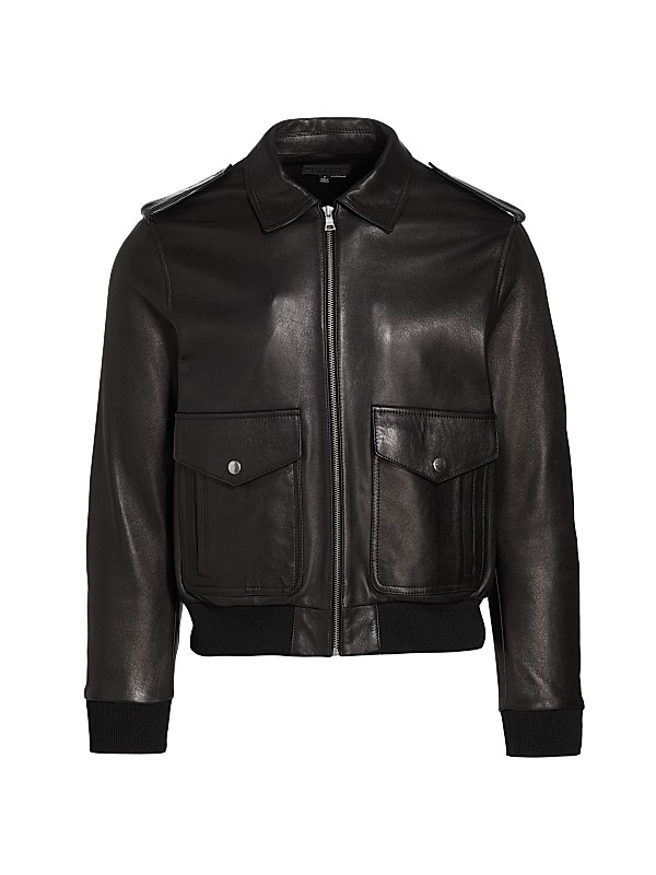 Shop Nili Lotan Burton Leather Jacket | Saks Fifth Avenue Shop Nili Lotan Burton Leather Jacket | Saks Fifth Avenue