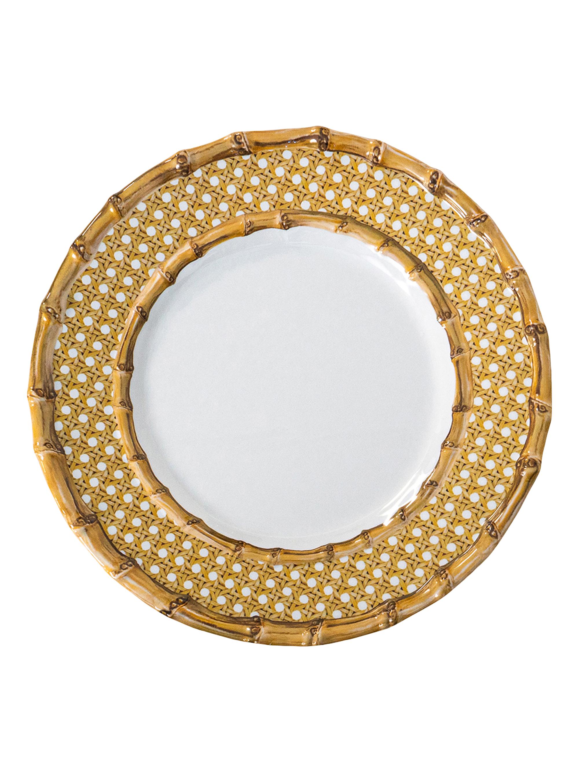 Juliska Bamboo Caning Dessert/Salad Plate