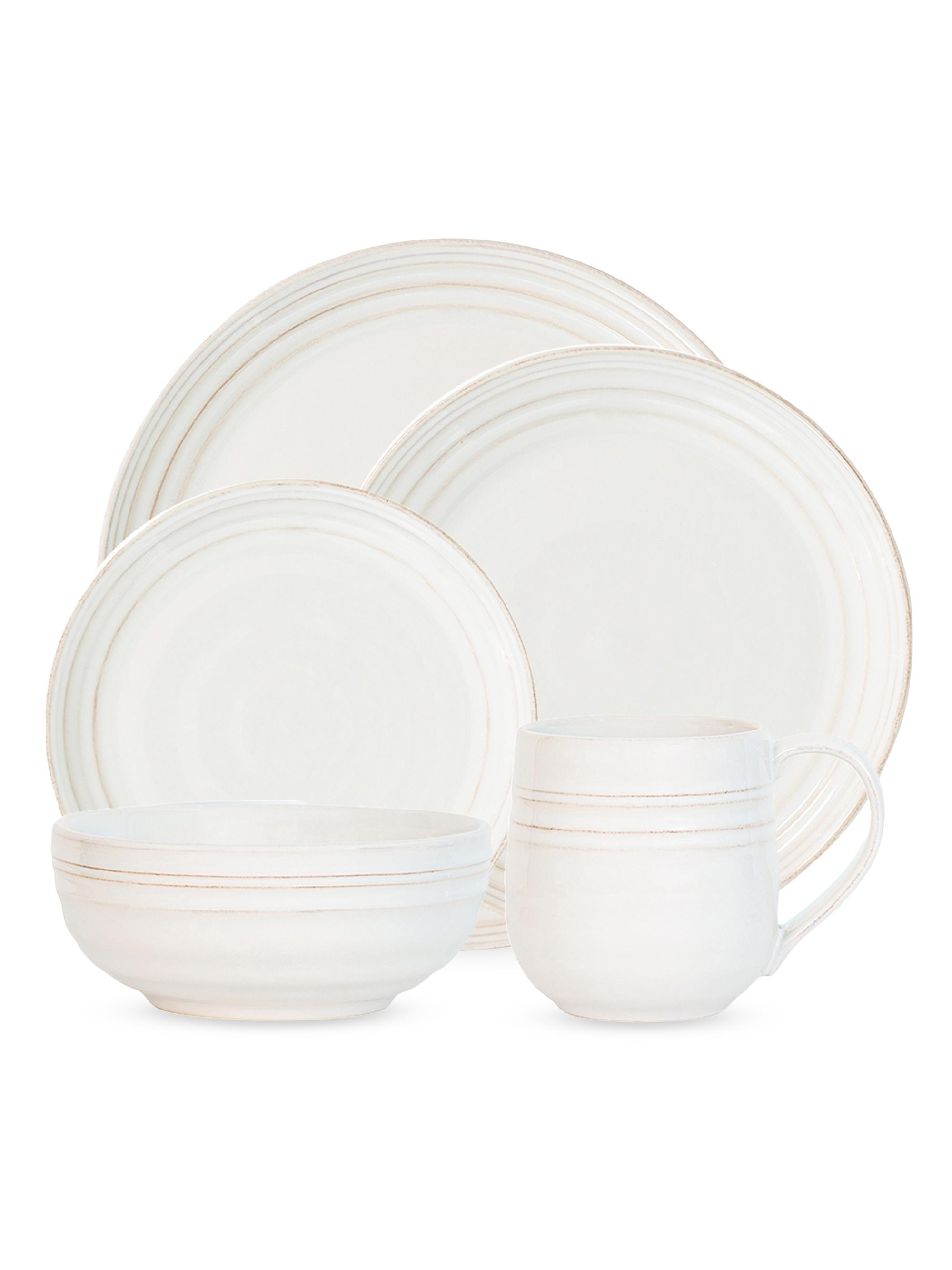 Juliska Bilbao Stoneware Five-Piece Dinnerware Set - White