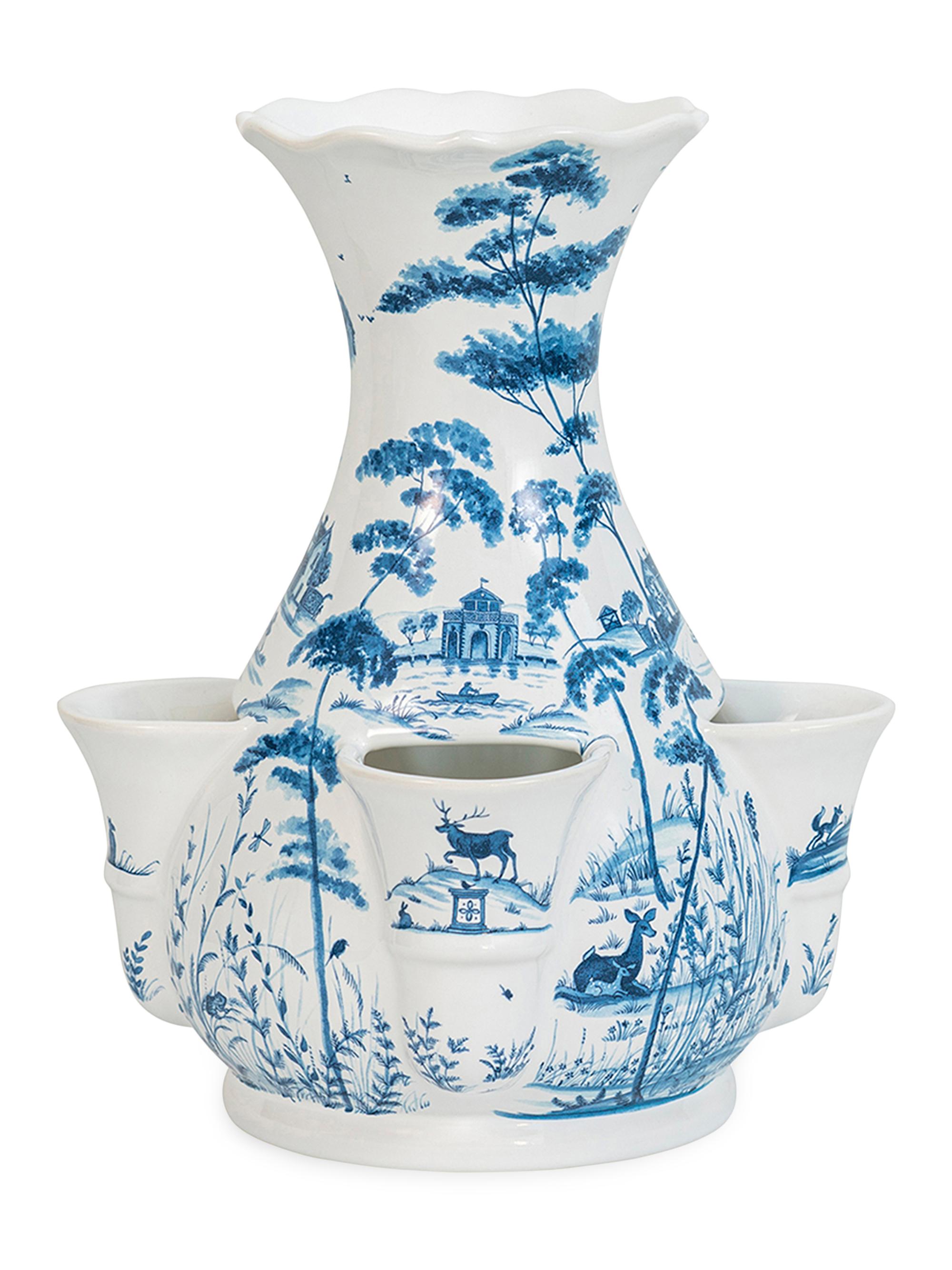 Juliska Country Estate Tulipiere Vase/11.5" - Delft Blue