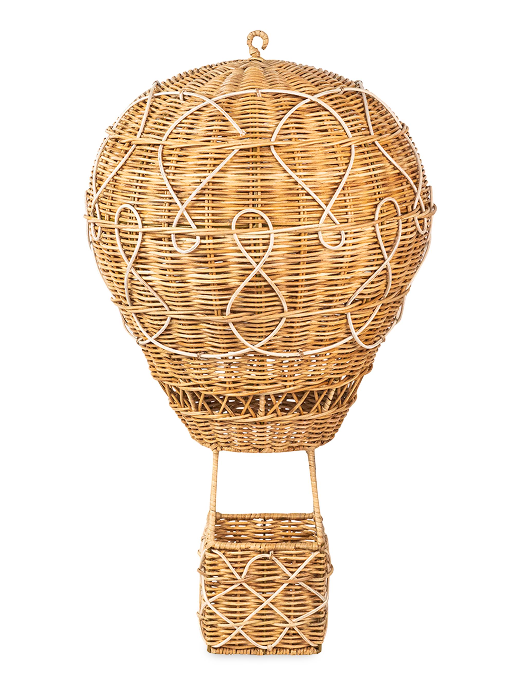 Juliska Large Provence Rattan Hot Air Balloon - Natural