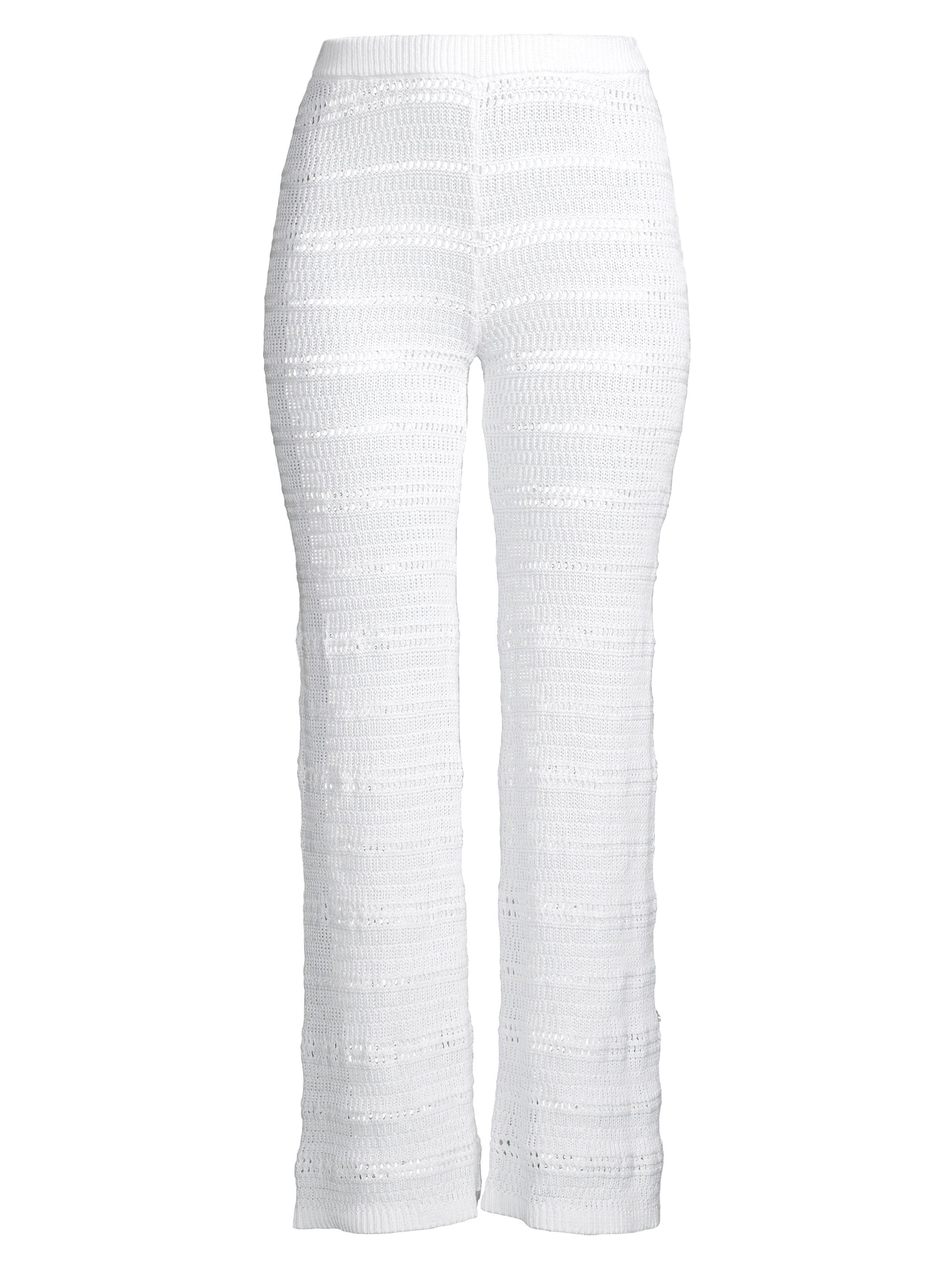 LSpace Women's Marbella Crocheted Cover-Up Pants - White
