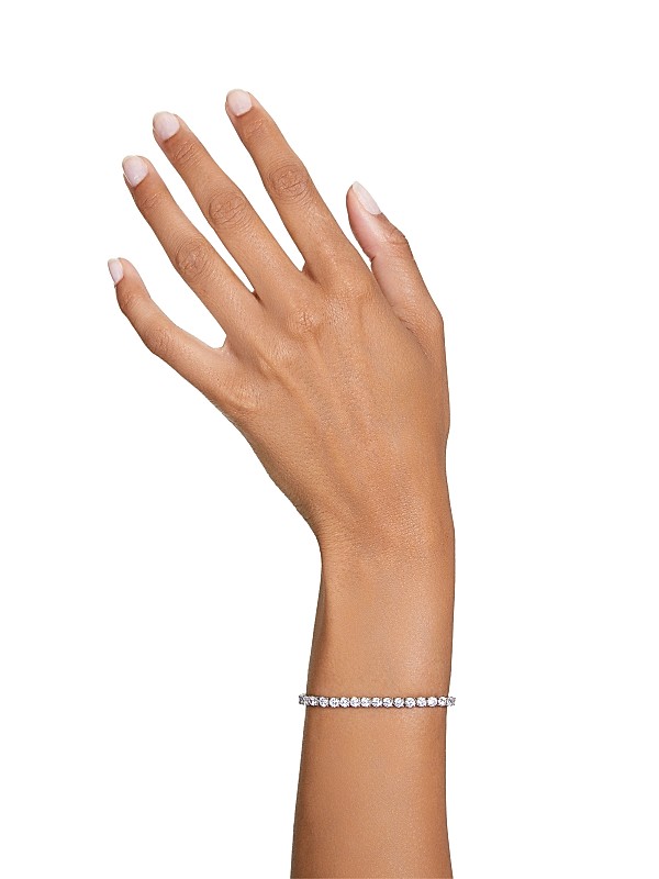 Swarovski Matrix Rhodium-Plated & Crystal Tennis Bracelet Swarovski Matrix Rhodium-Plated & Crystal Tennis Bracelet