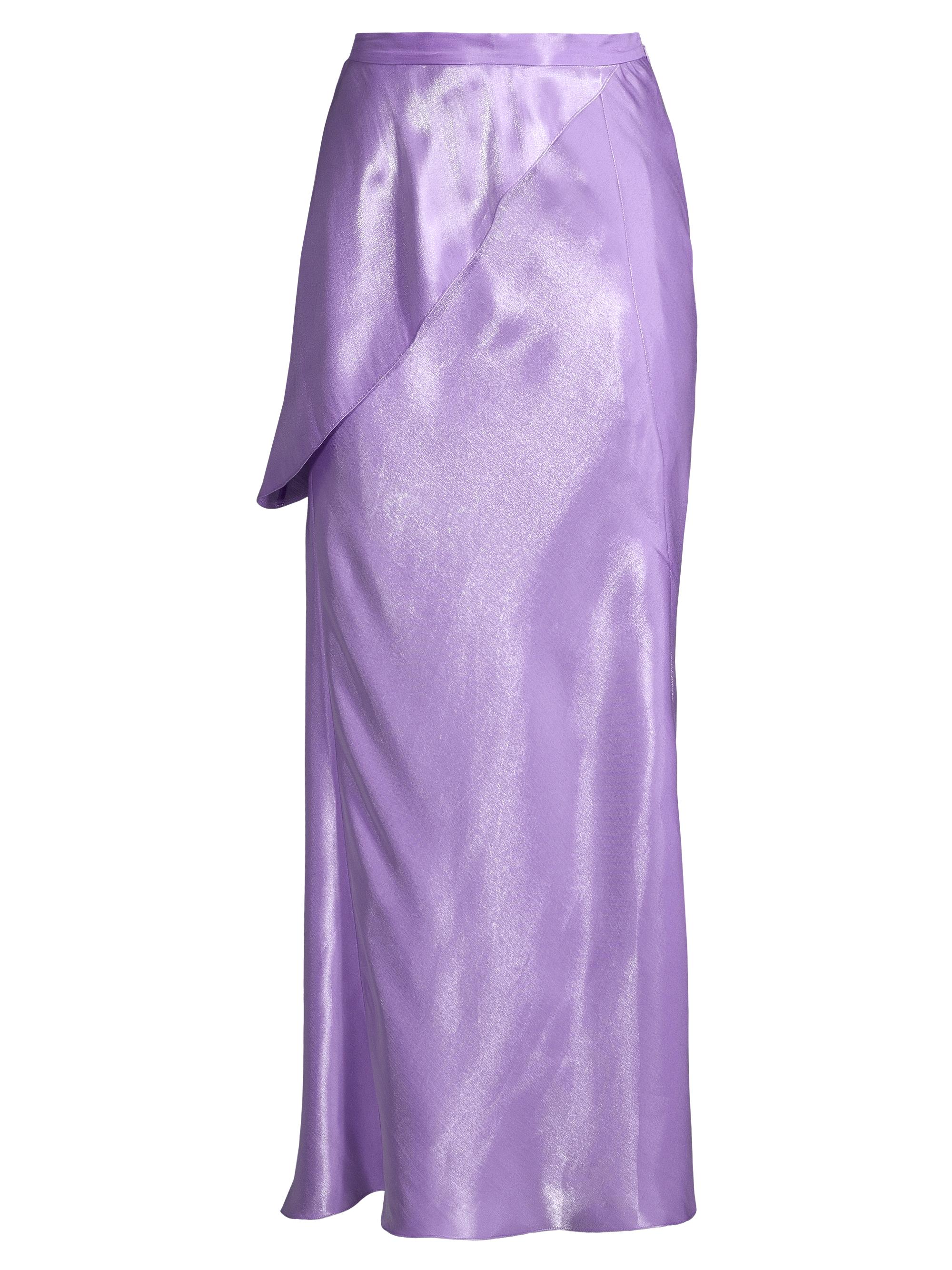 Undra Celeste Women's Bias Cut Maxi Skirt - Wisteria