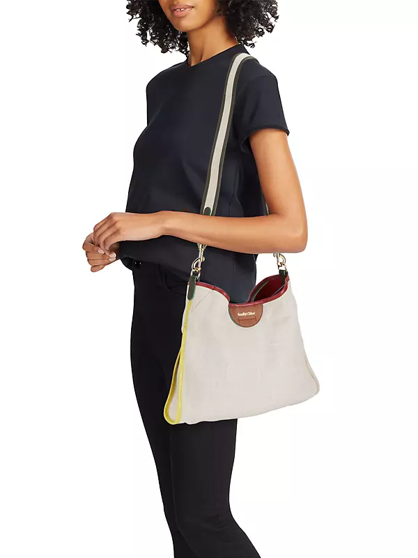 Shop See by Chloé Joan Small Leather Top-Handle Bag | Saks Fifth 