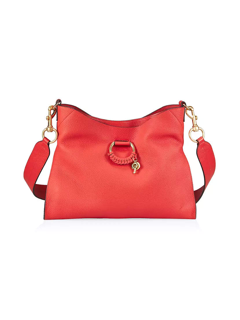Joan Small Leather Top-Handle Bag