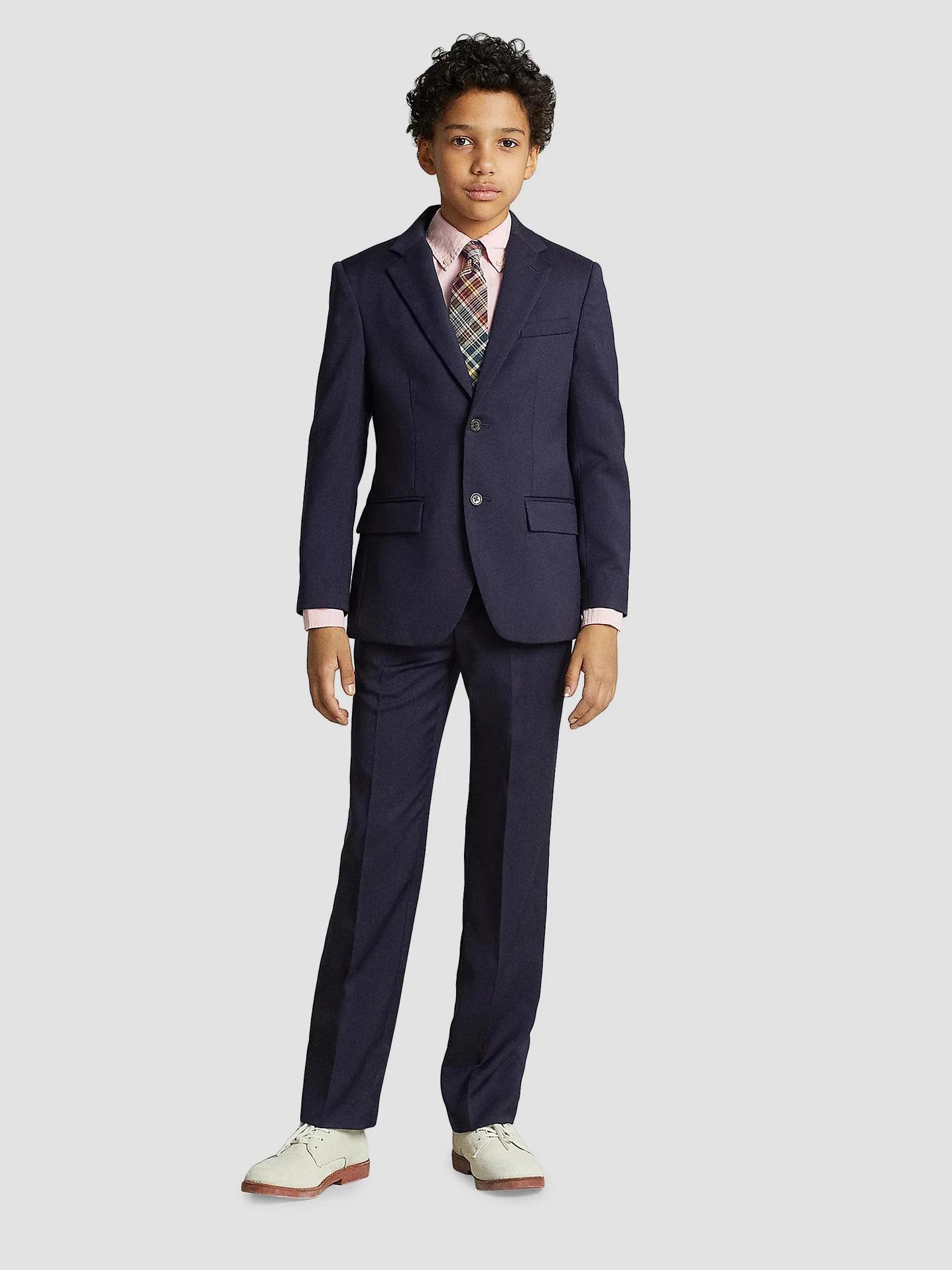 Polo Ralph Lauren Boy's Notch Lapel Two-Button Wool Suit | Saks
