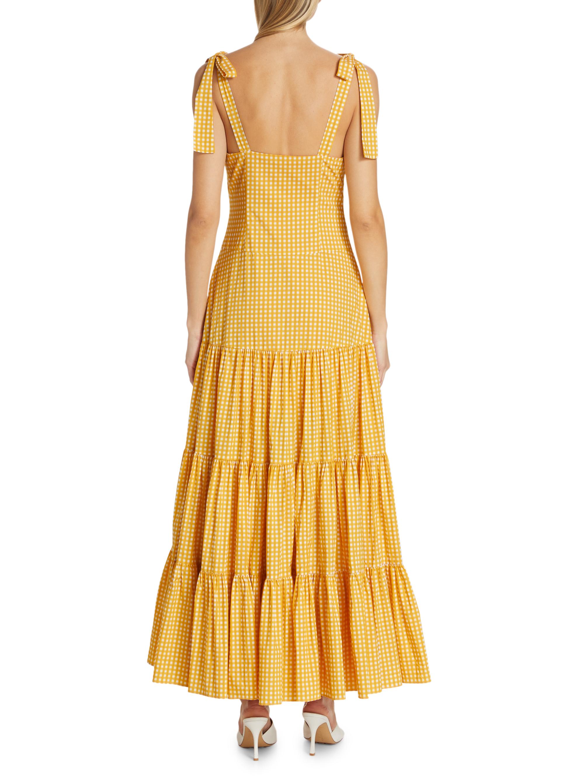 Caroline Constas Arianna Tiered Maxi Dress | Saks Fifth Avenue