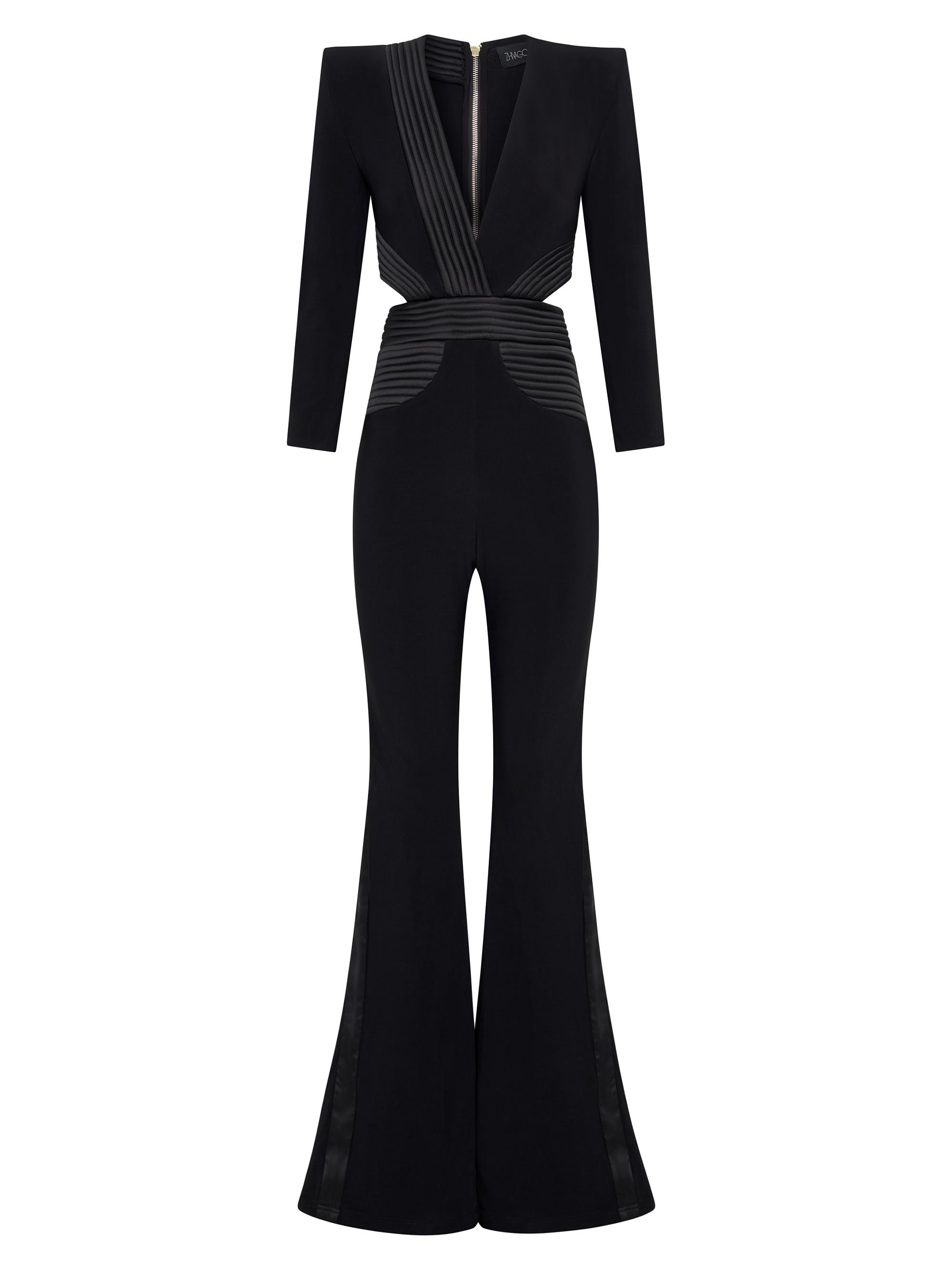 Zhivago Women's Go Your Own Way Flare Jumpsuit - Black