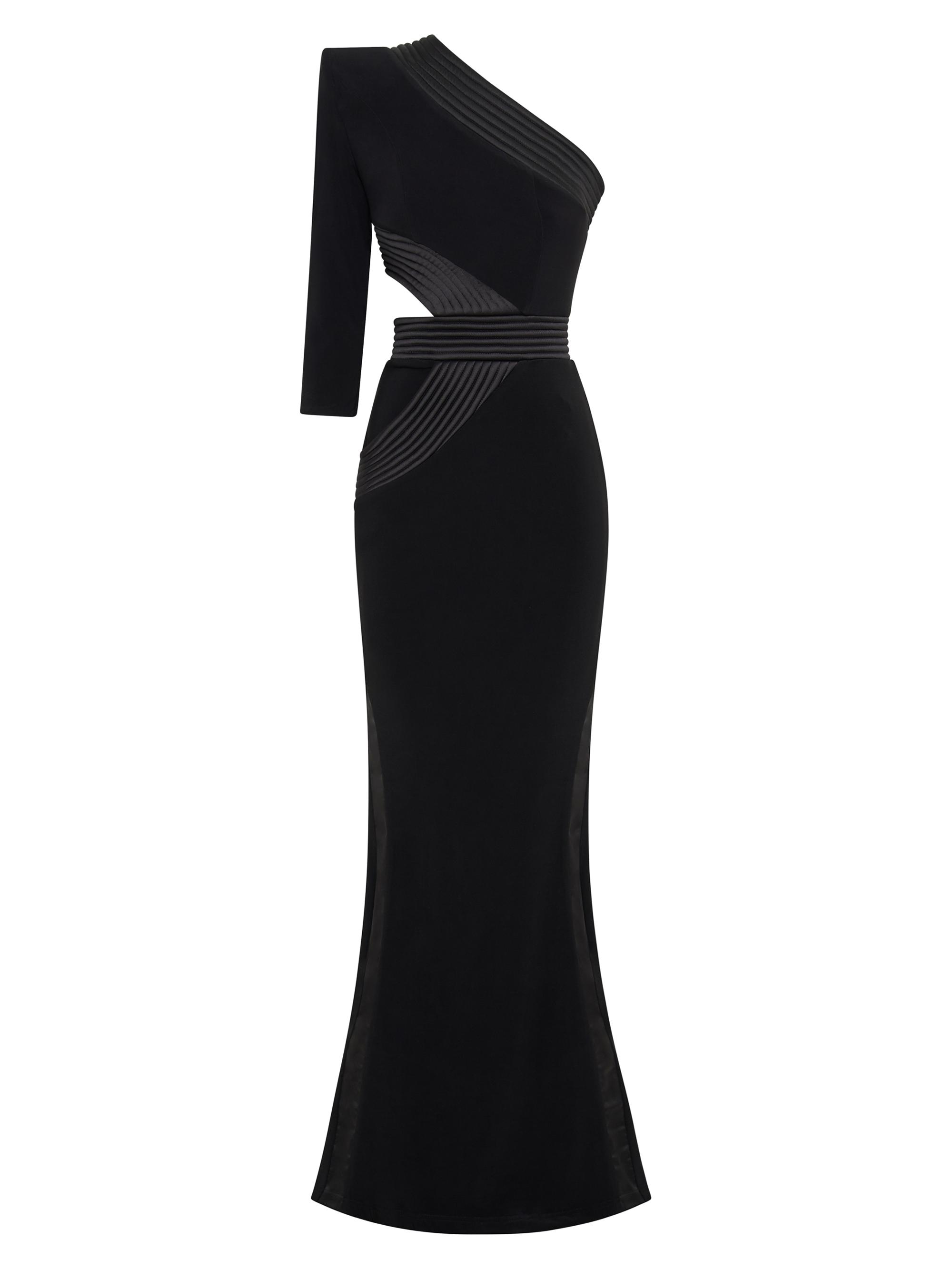Zhivago Women's Circus Delirium One-Shoulder Gown - Black
