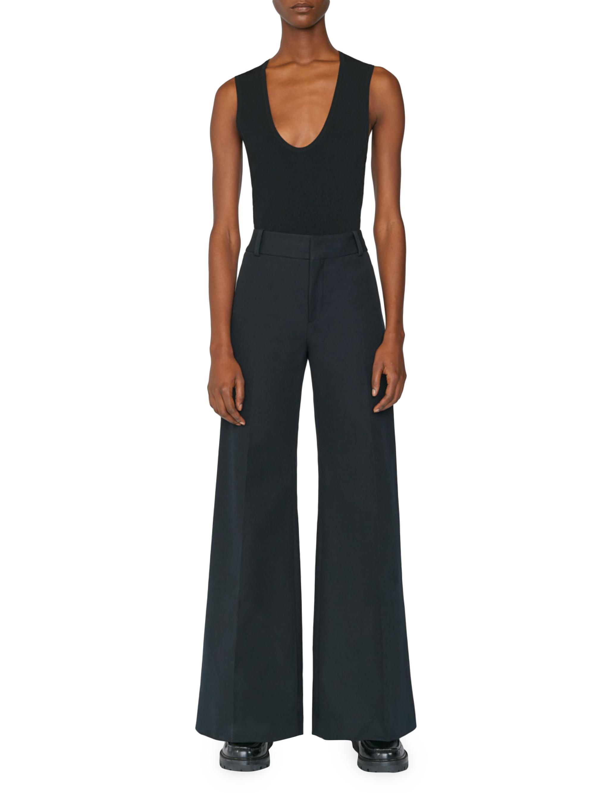 あ様　LE'RURE Frilled highwaist wide pants LE'RURE Frilled highwaist wide pants 【公式通販】