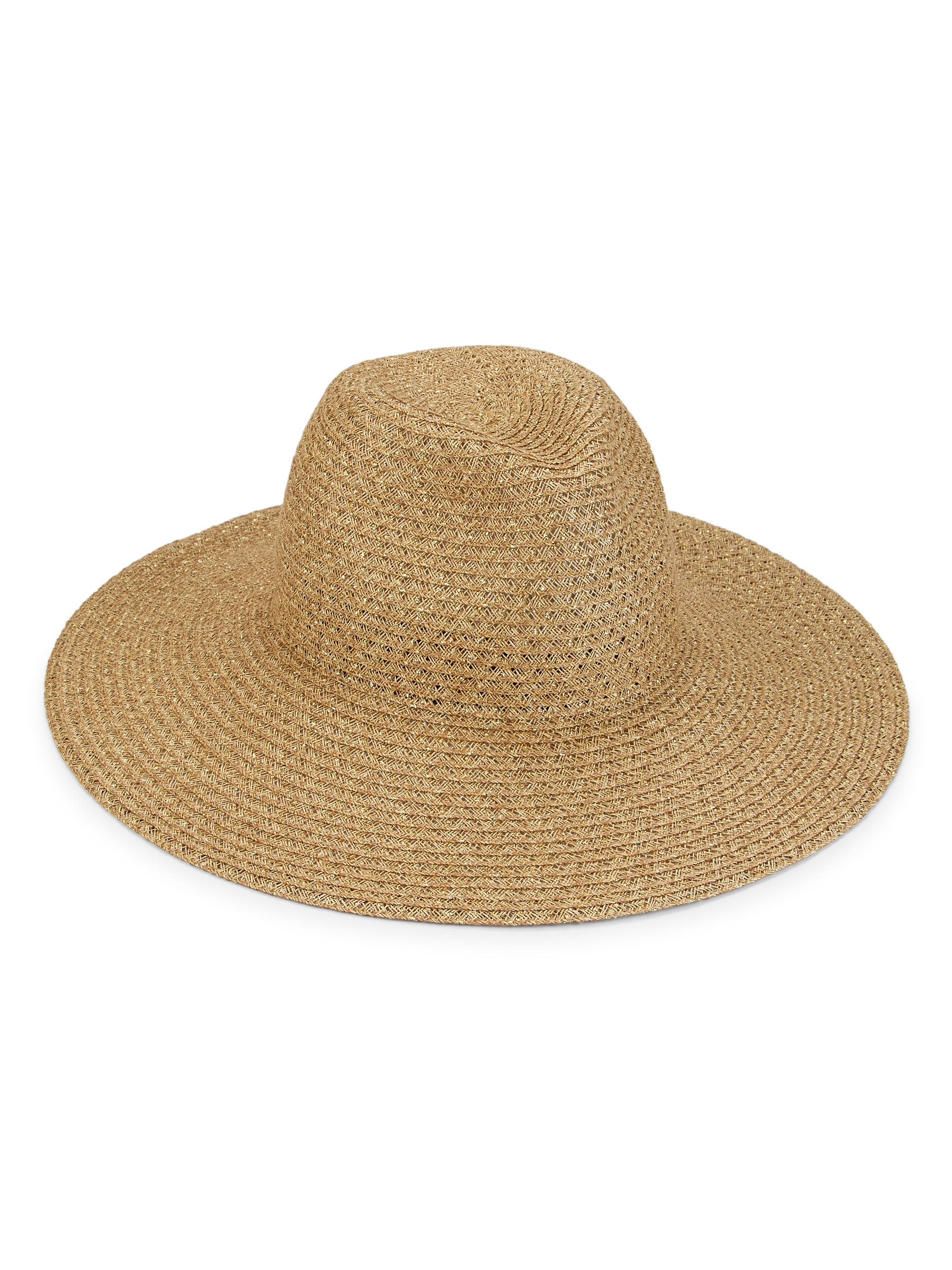 Eugenia Kim Women's Emmanuelle Packable Straw Hat - Camel Gold | Thumbnail 4