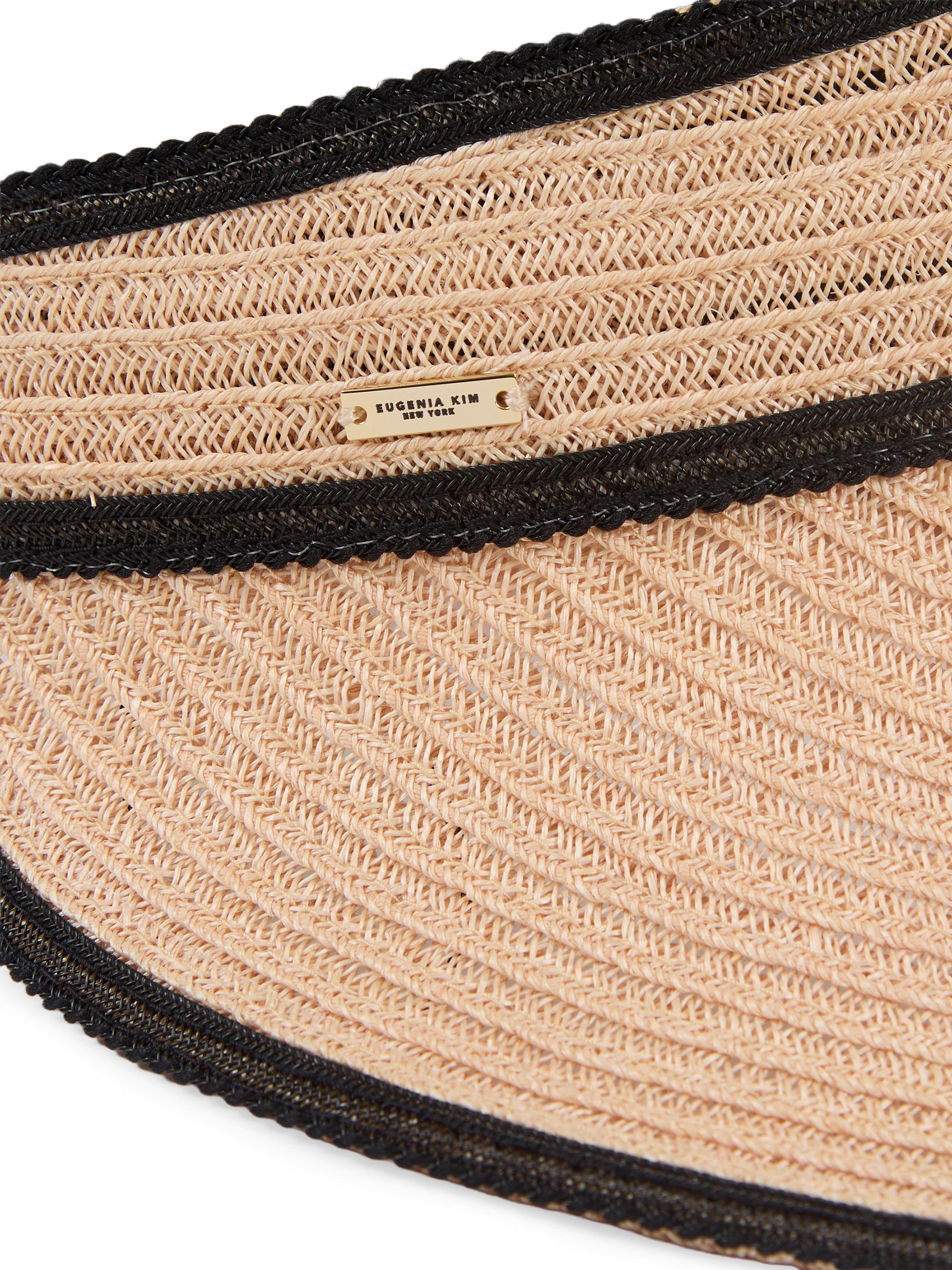 Eugenia Kim Trixie Woven Visor Hat | Saks Fifth Avenue
