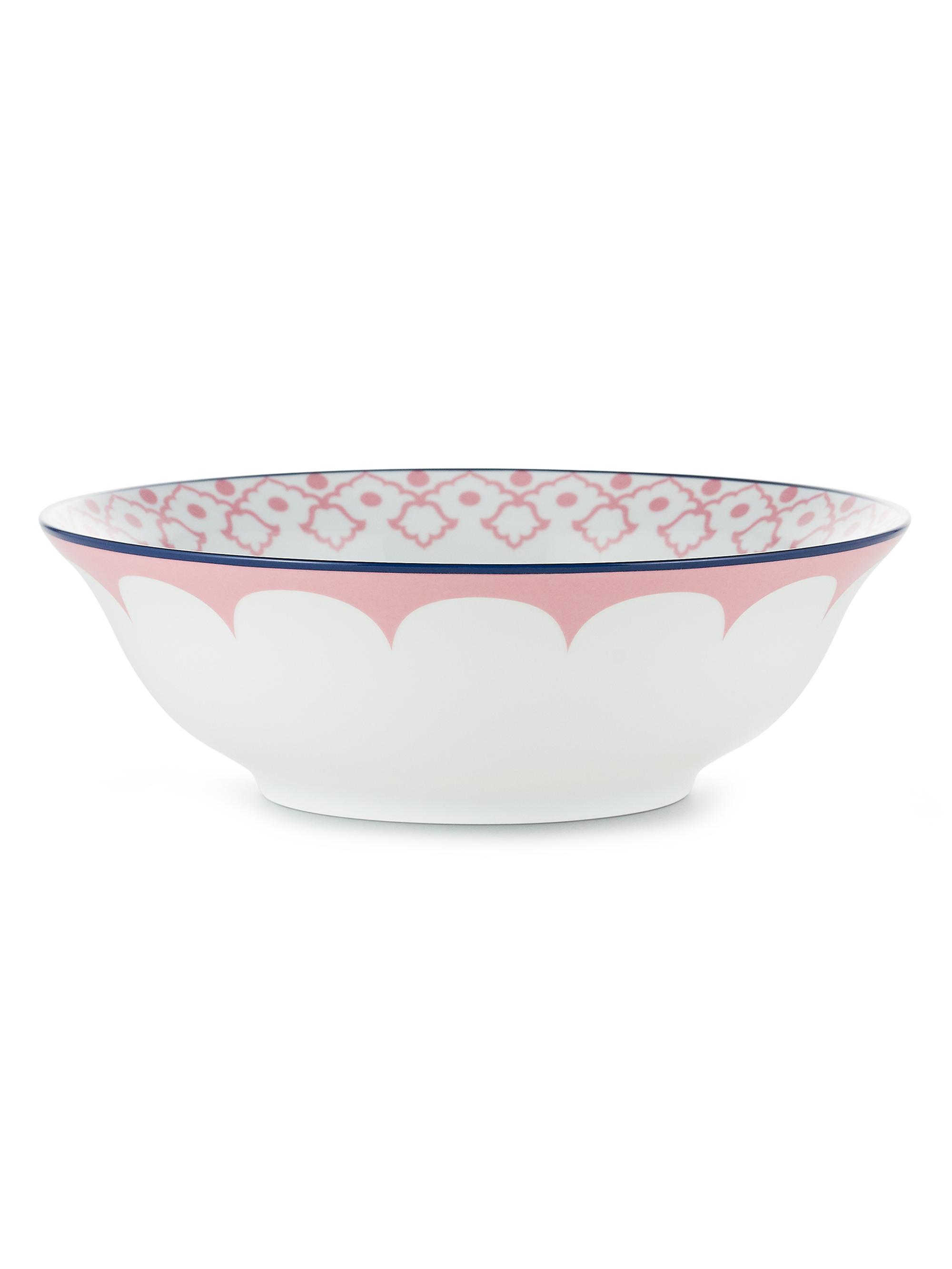 Aquazzura Jaipur Round Salad Bowl - Pink Blue