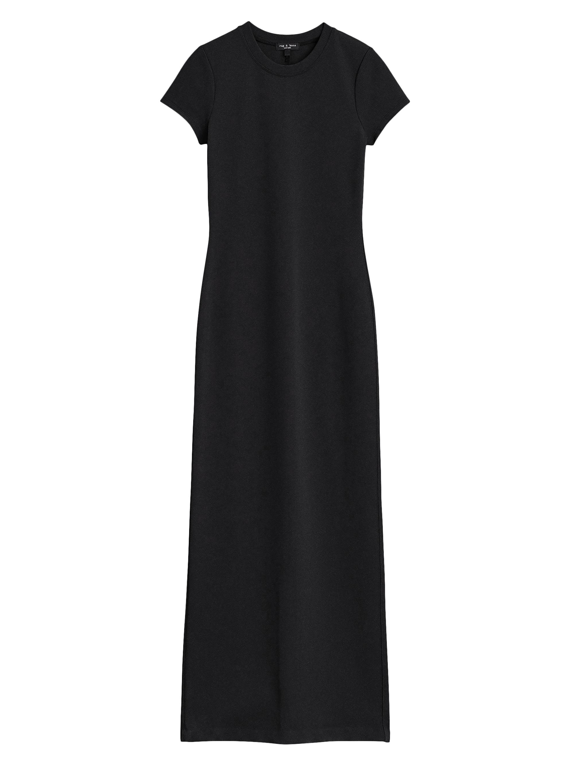 rag & bone Women's Lily Ponte Maxi Dress - Black