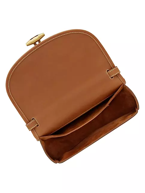 Leather Man Purse/ Mini Messenger Bag - Geneve [Coffee Brown