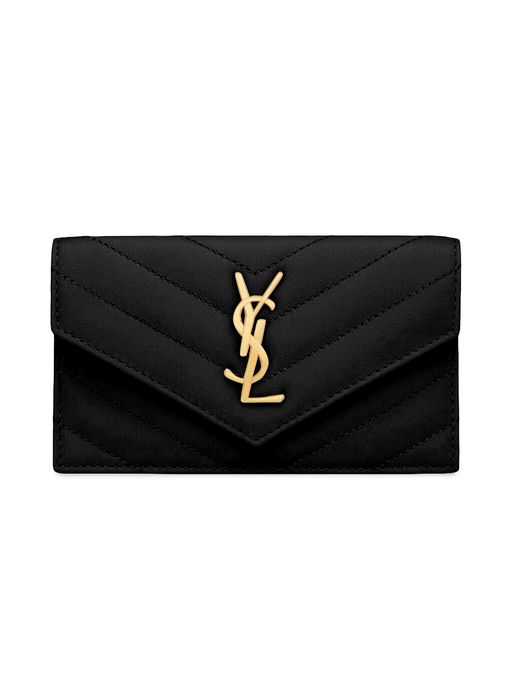 Saint Laurent Voltaire Passport Case | Saks Fifth Avenue