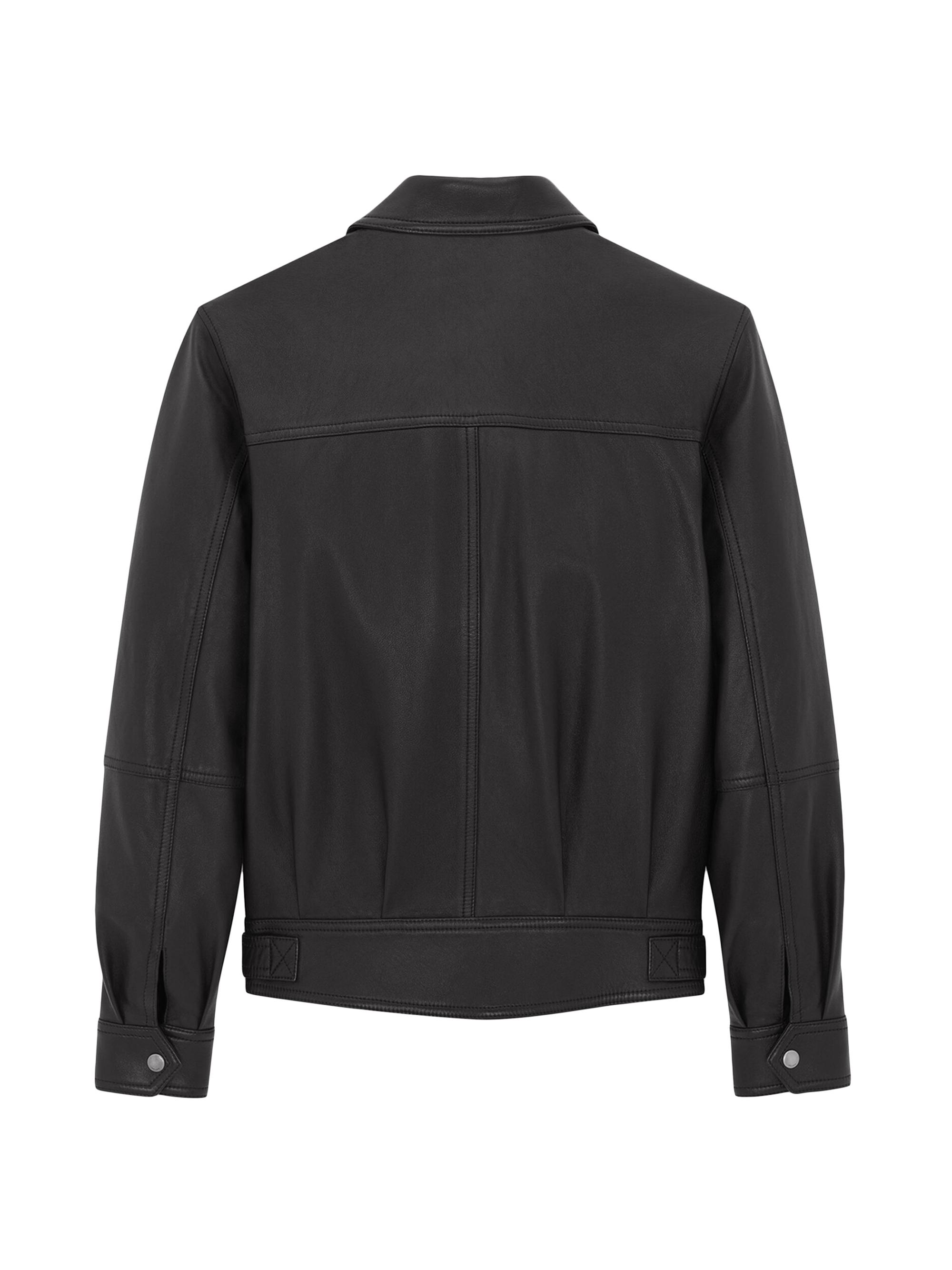 Saint Laurent Jacket in Drummed Lambskin | Saks Fifth Avenue