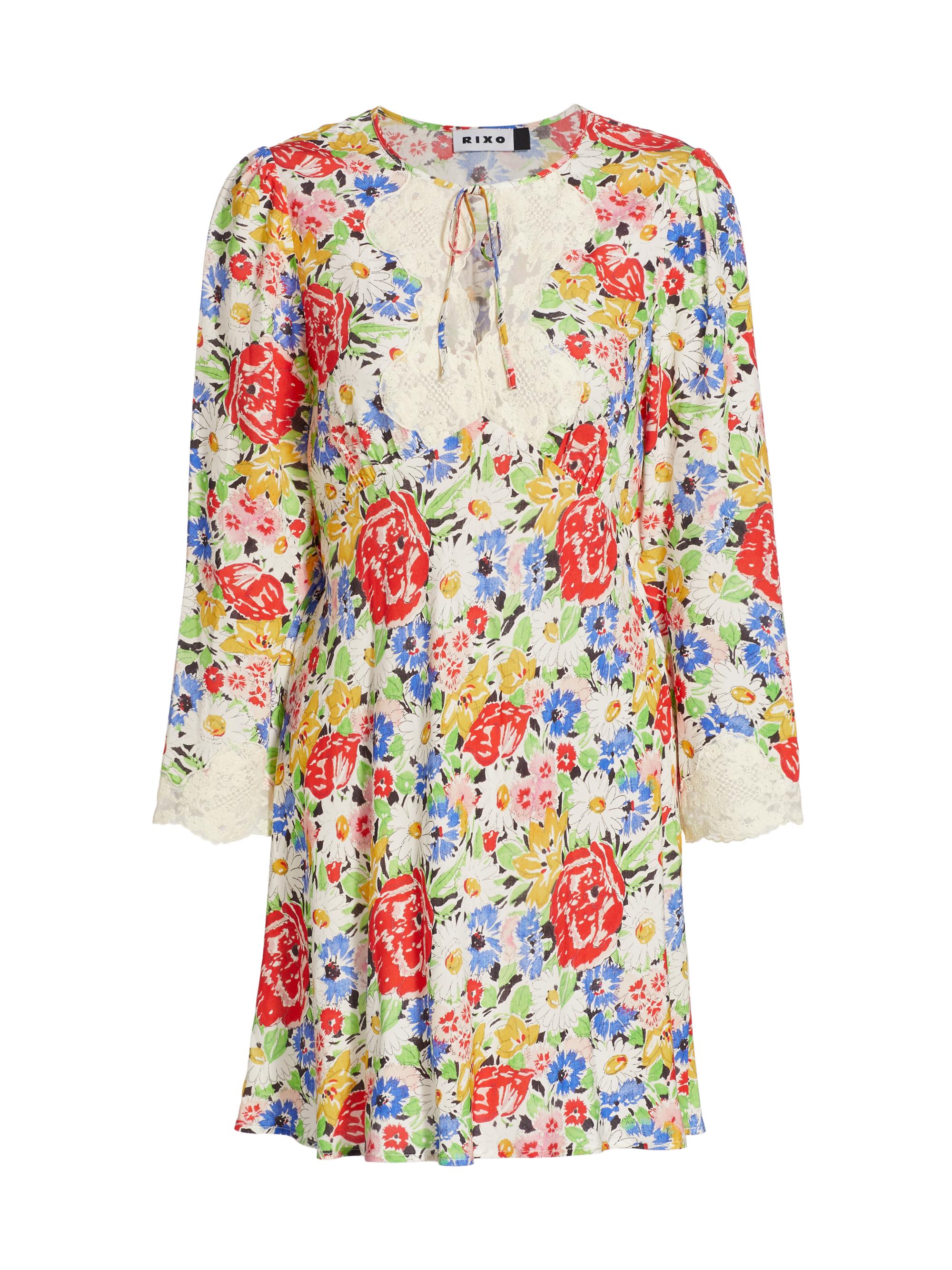 Rixo Women's Abrielle Dress - Multi Spring Meadow