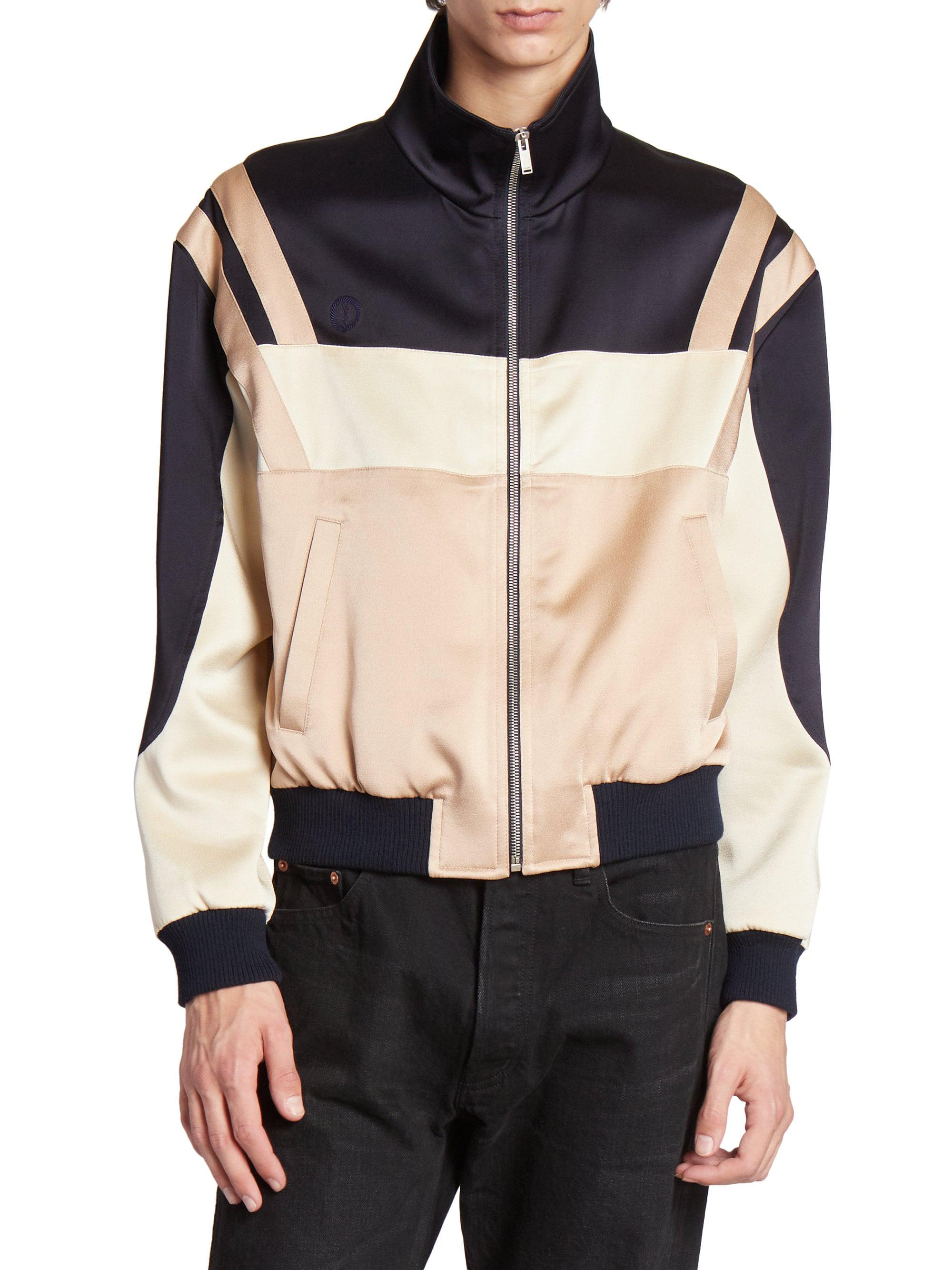 Saint Laurent Teddy Jacket in Crepe Satin | Saks Fifth Avenue