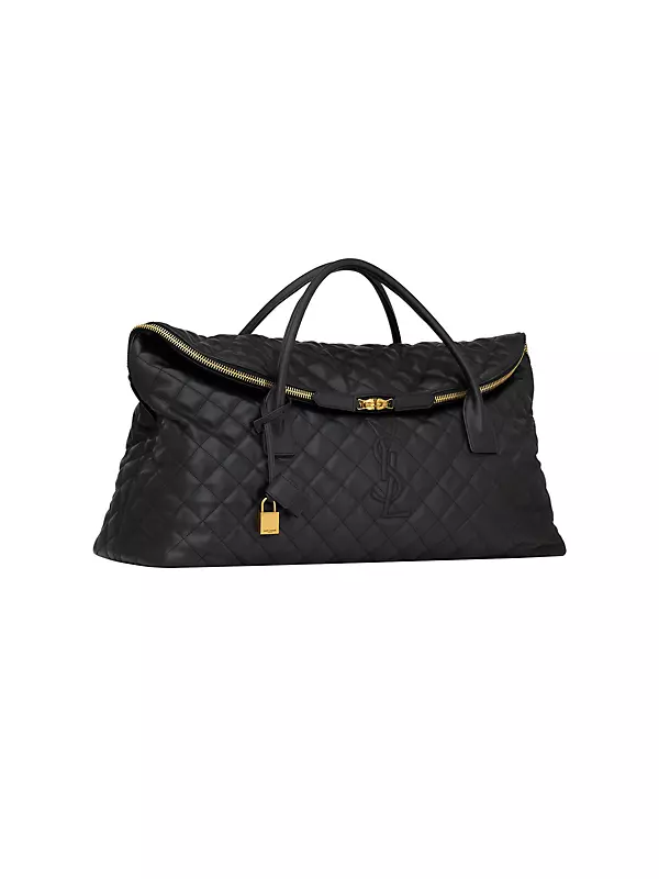 ES Giant Travel Bag in Quilted Leather