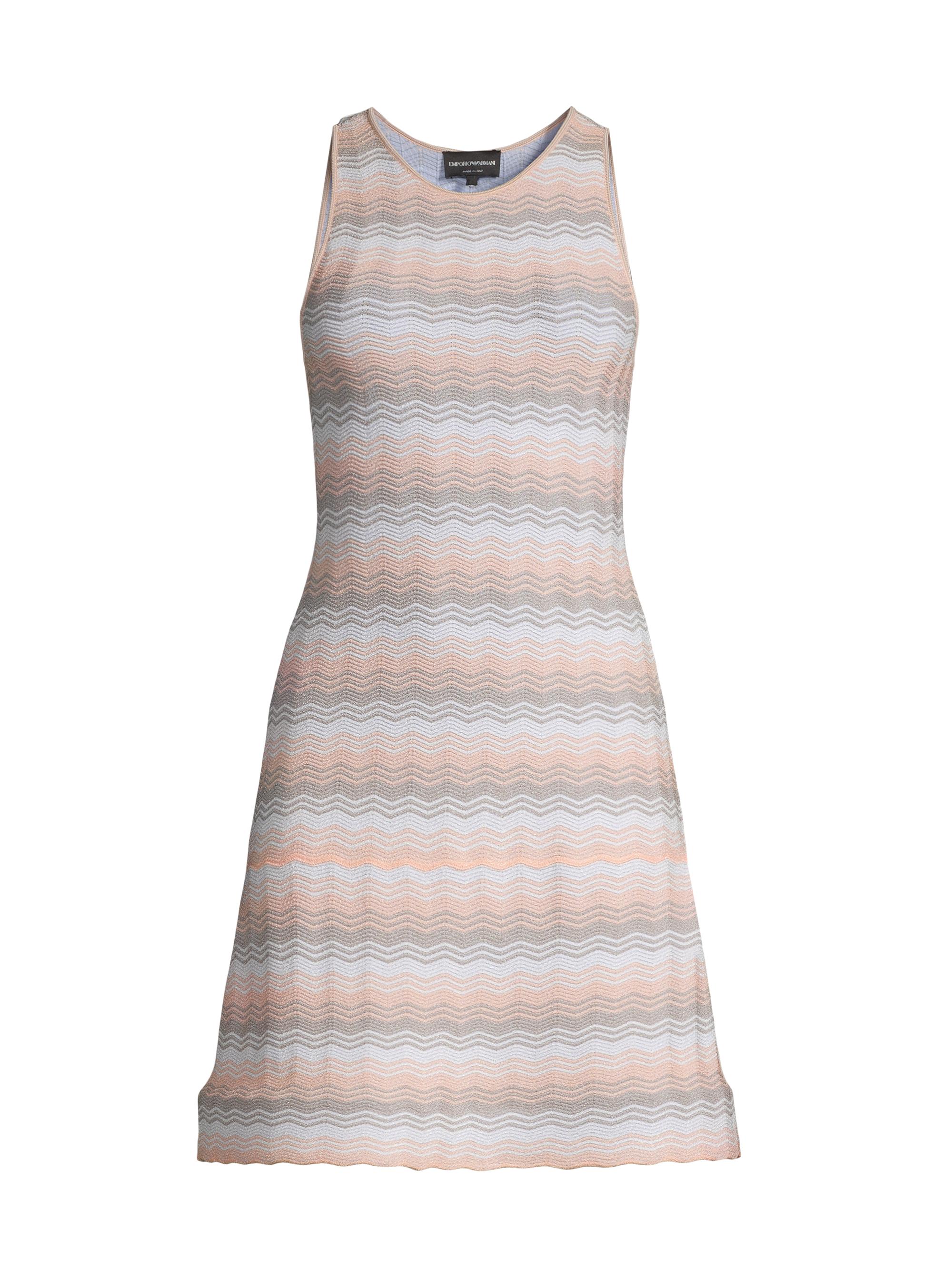 Emporio Armani Women's Jacquard Minidress - Grey