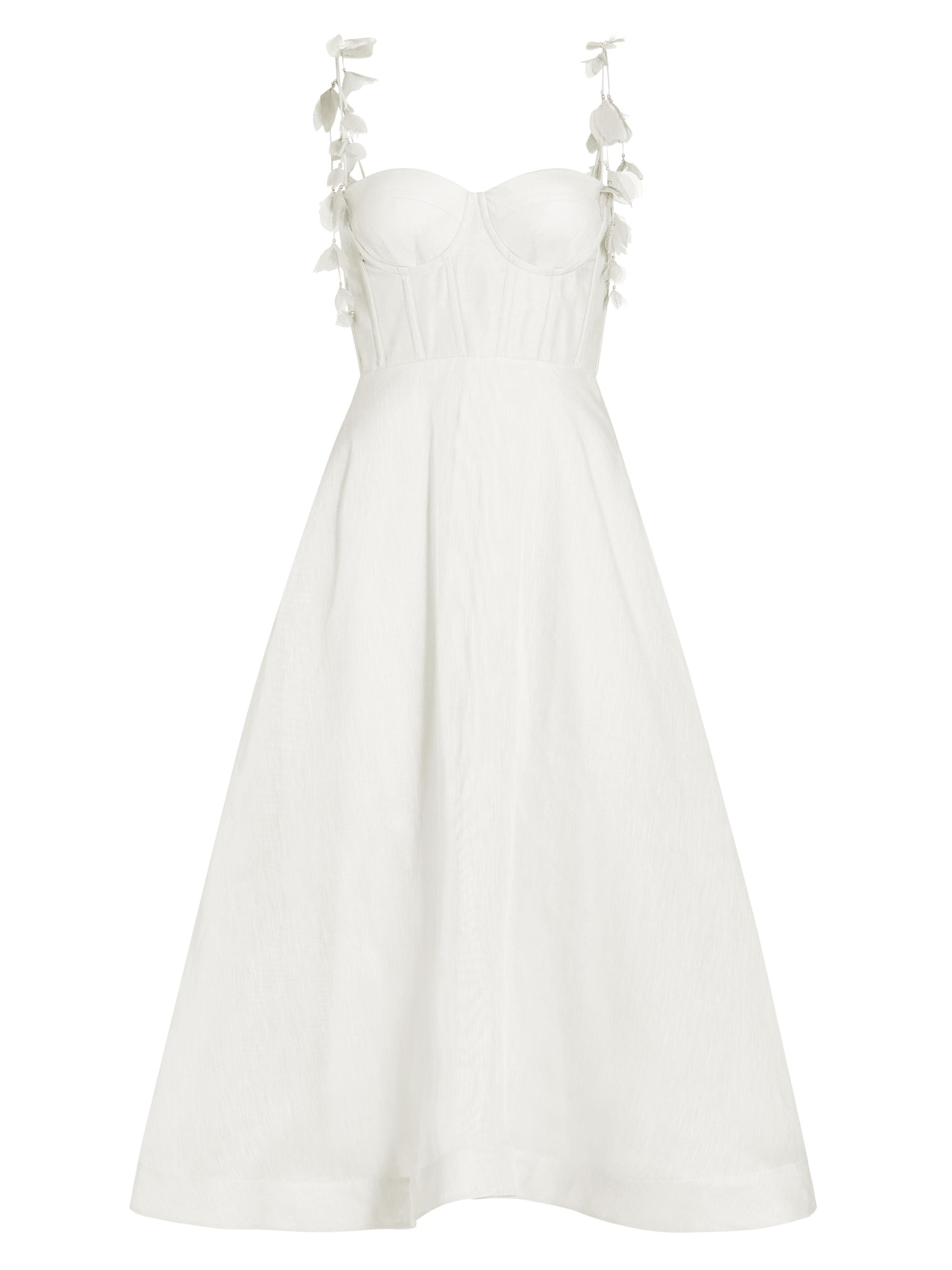 Zimmermann Women's Wonderland Corset Midi-Dress -
