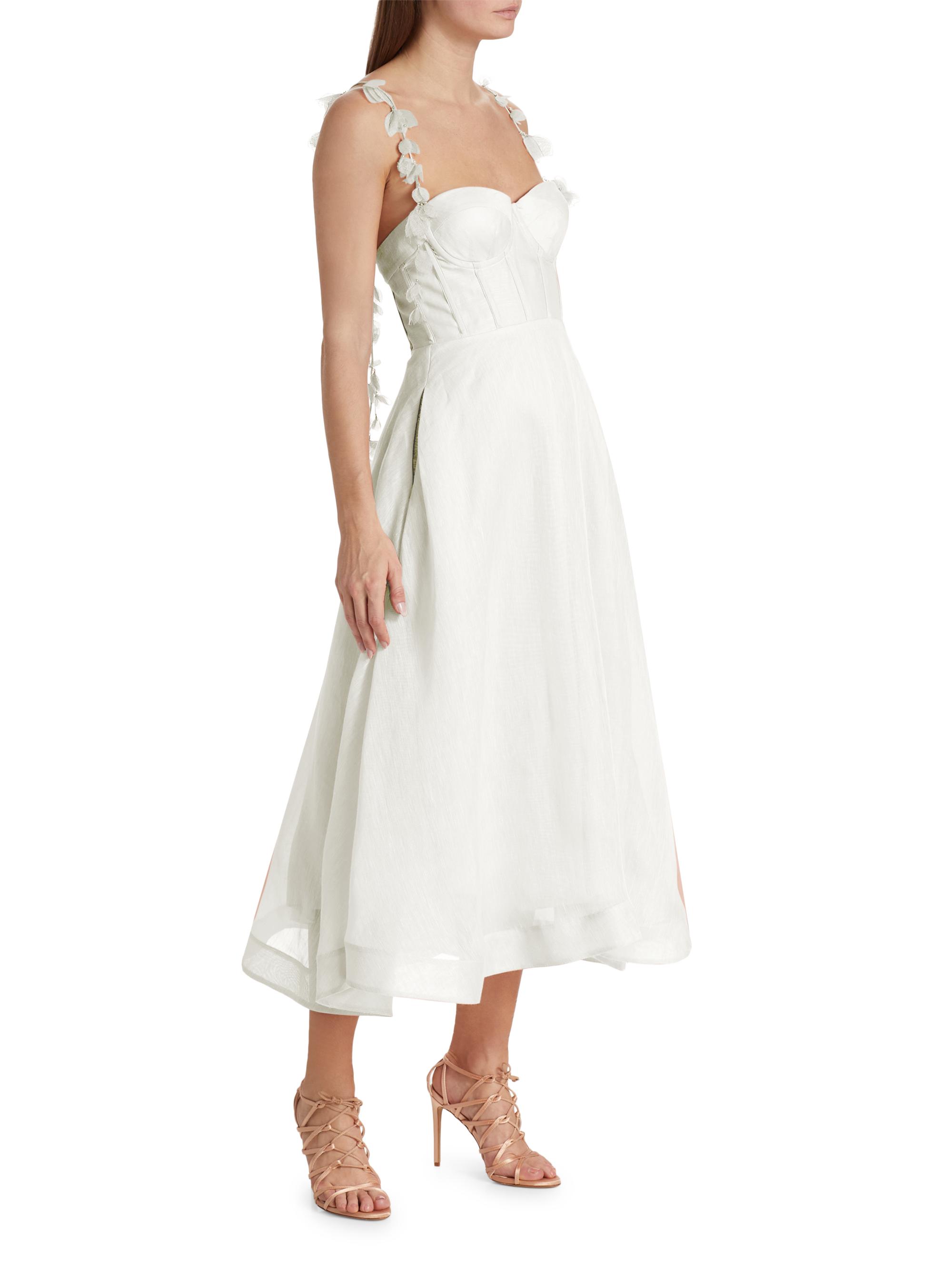 knee length dresses for ladies Wonderland Midi Corset Dress