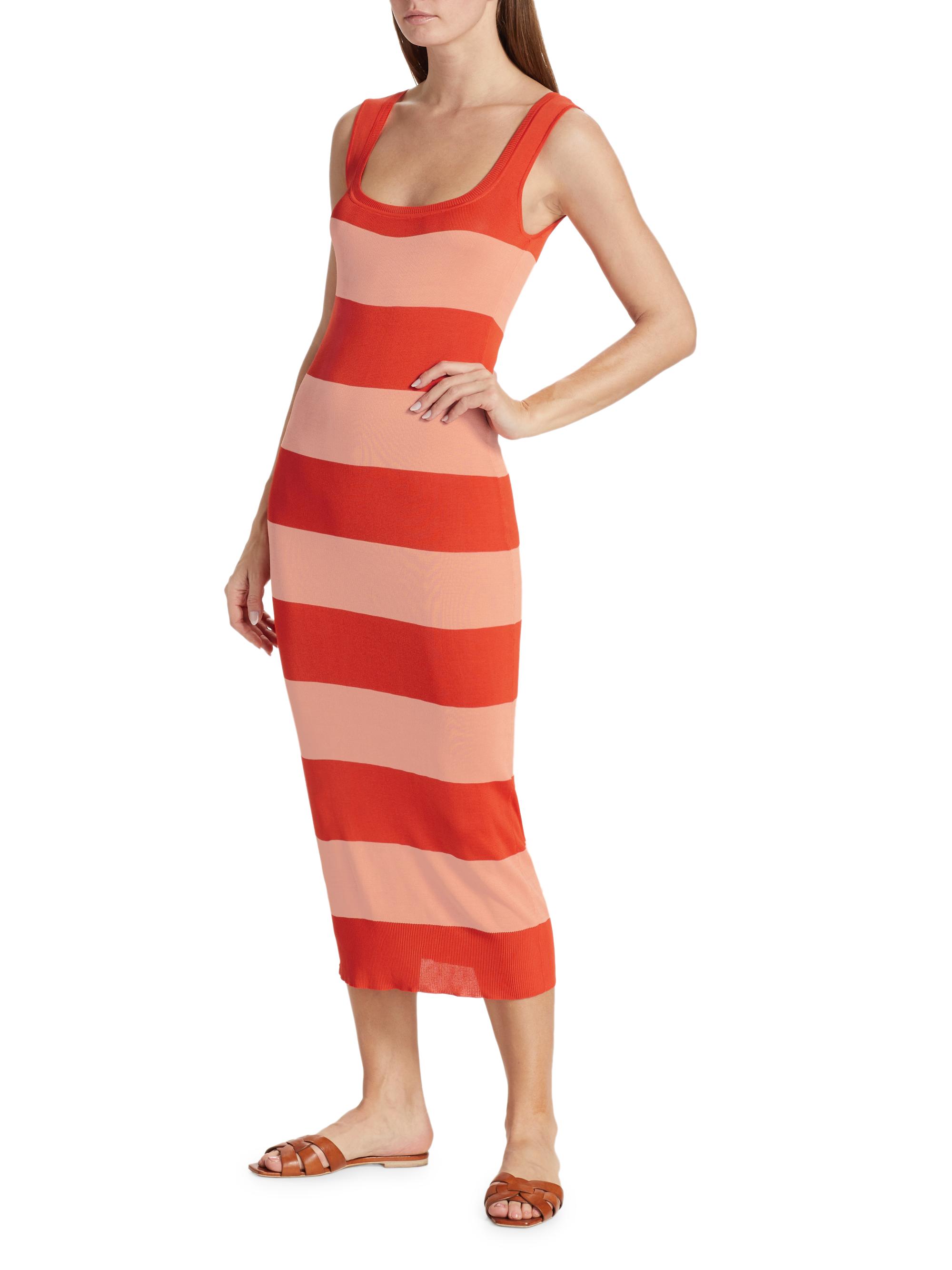 Zimmermann Striped Tank Midi-Dress | Saks Fifth Avenue