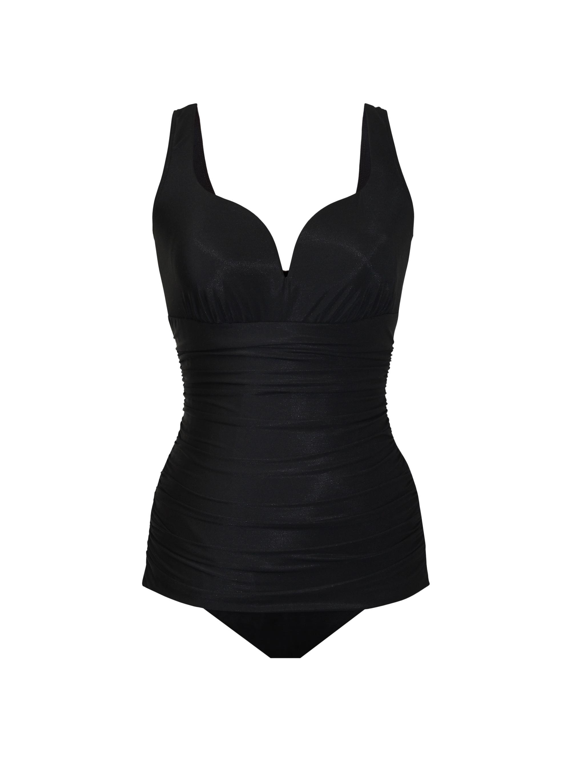Miraclesuit Swim Women's Rock Solid Cherie One-Piece Swimsuit - Black