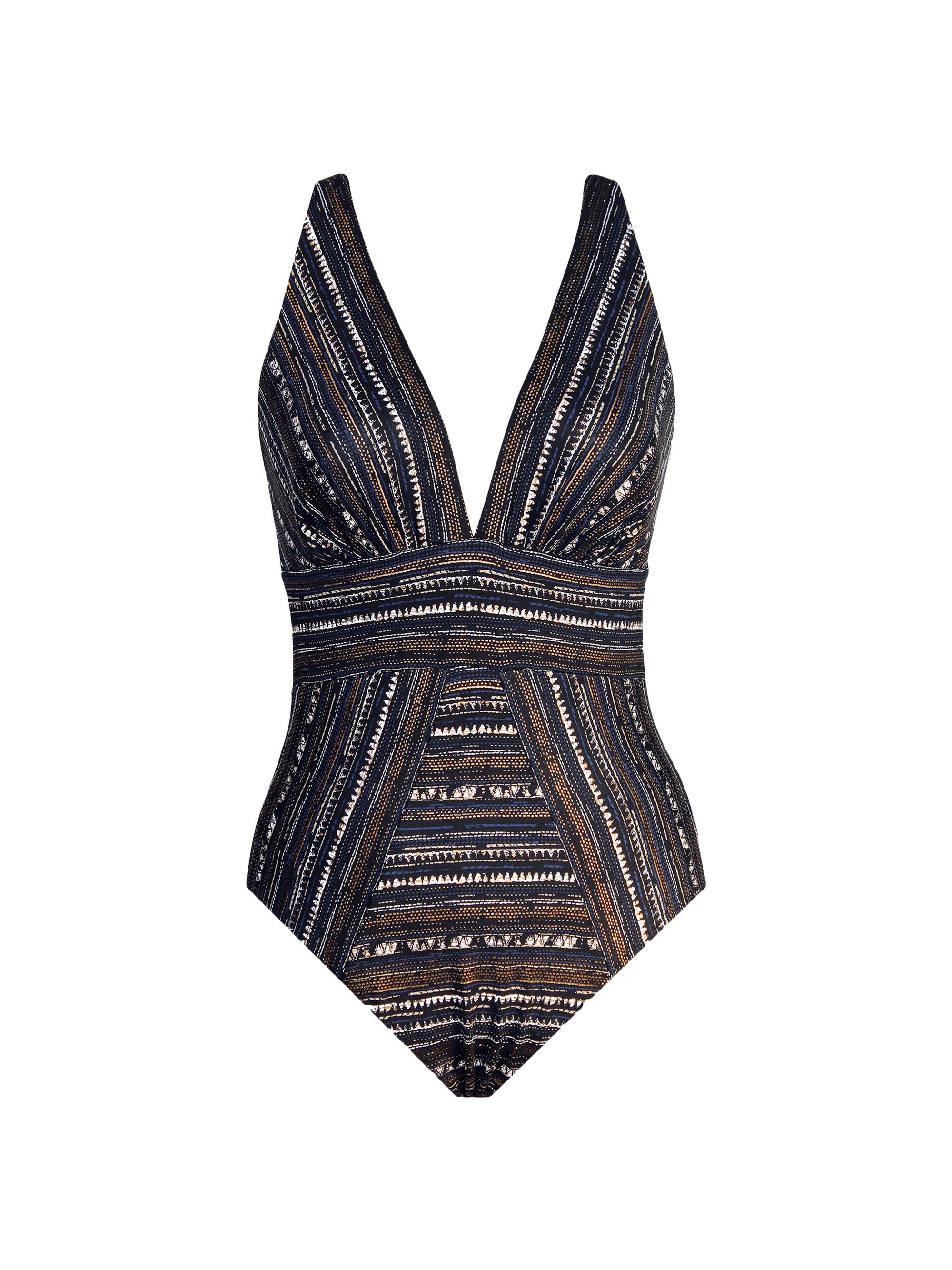 Miraclesuit Swim Women's Cypher Odyssey One-Piece Swimsuit - Black Multi