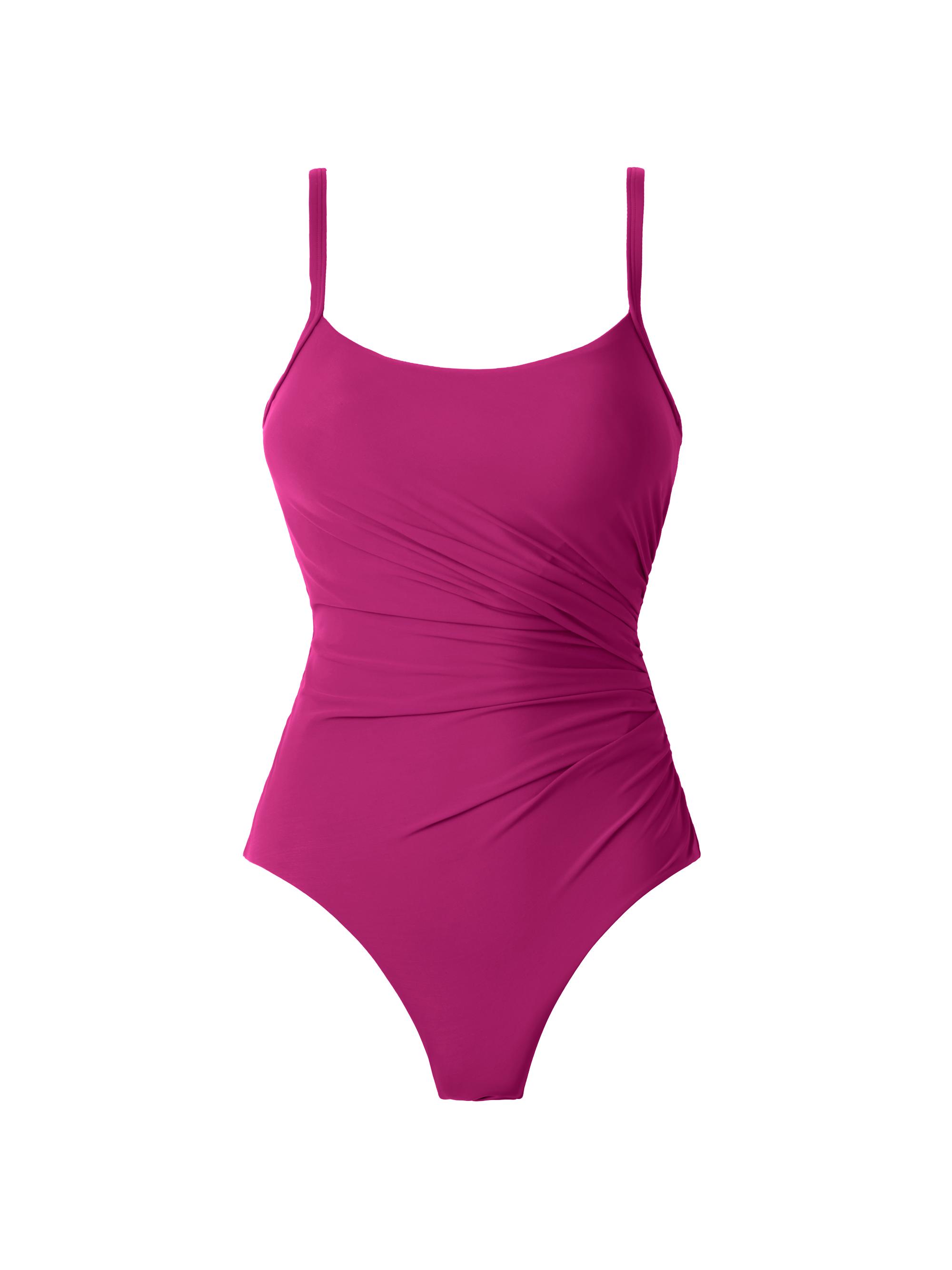 Miraclesuit Swim Women's Starr Gathered One-Piece Swimsuit - Framboise Pink