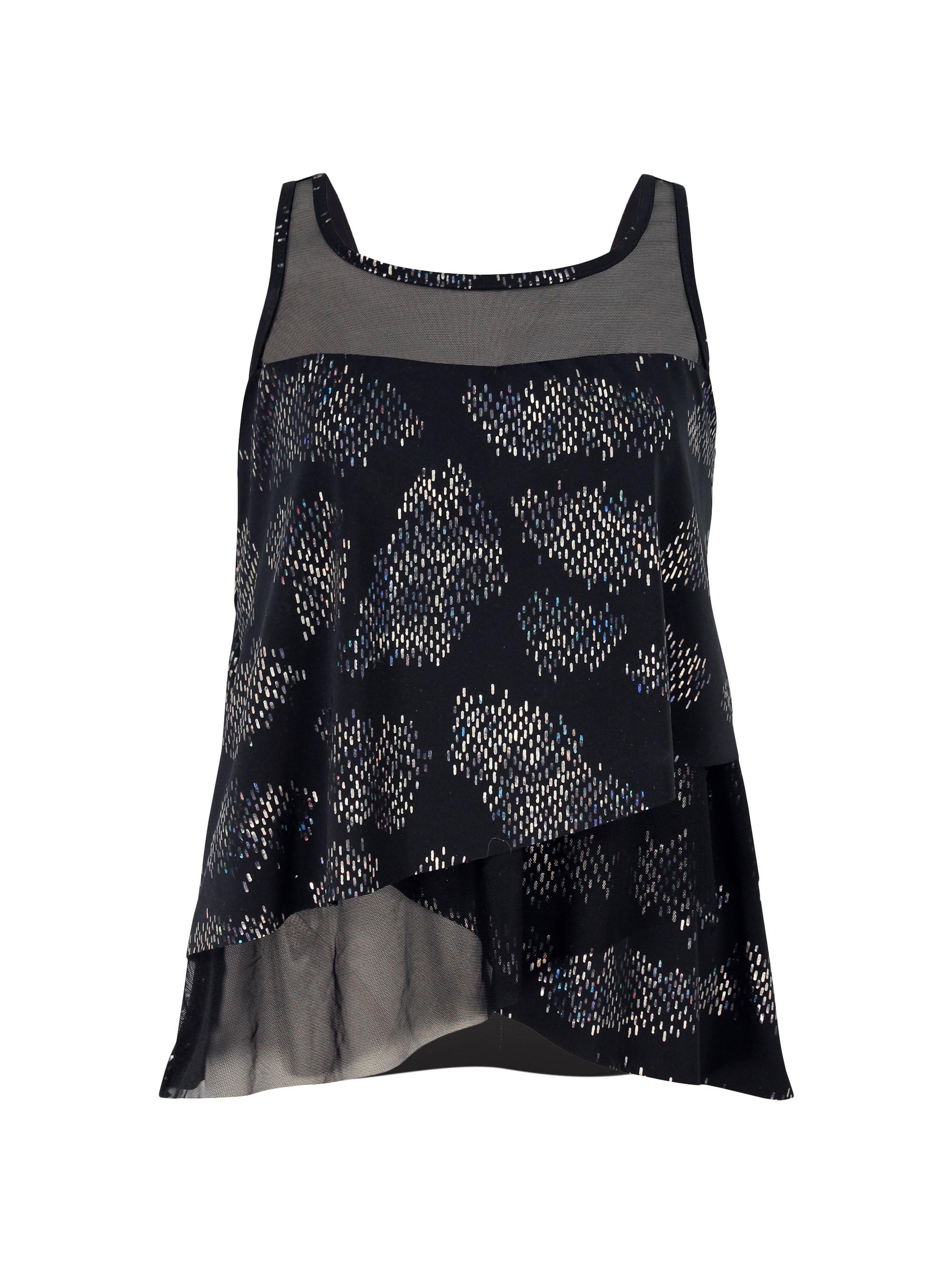 Miraclesuit Swim Women's Iridium Mirage Top - Black Multi