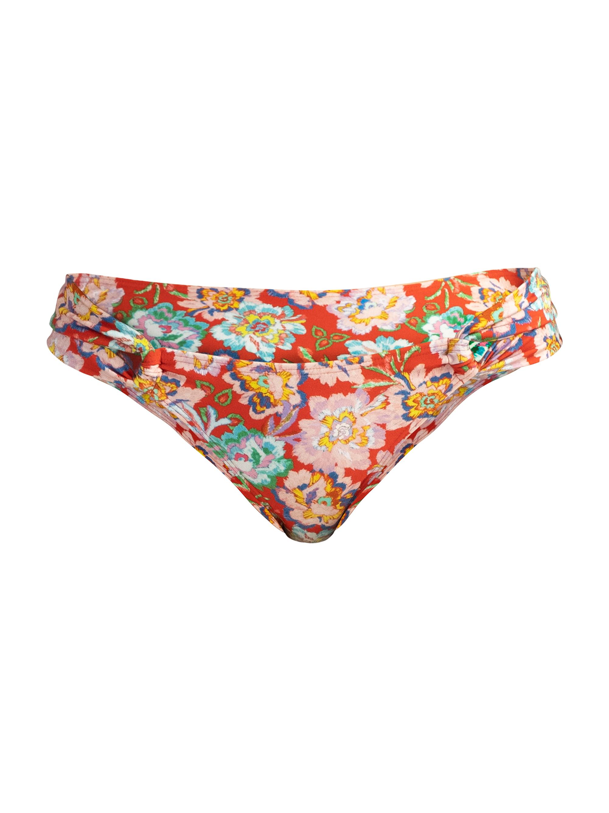 Shoshanna Women's Floral Looped Bikini Bottoms - Sunburst Multi