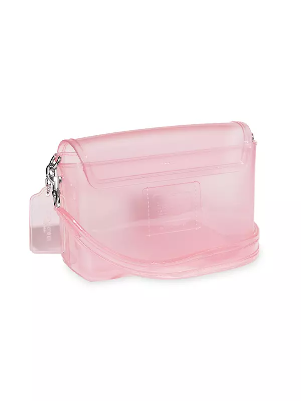 Diamond Clear Jelly Purse-Pink Clear