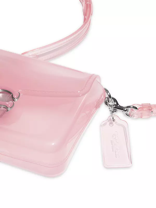 Coach Jelly Tabby Shoulder Bag Silver/Flower Pink in PVC with Silver-tone -  US