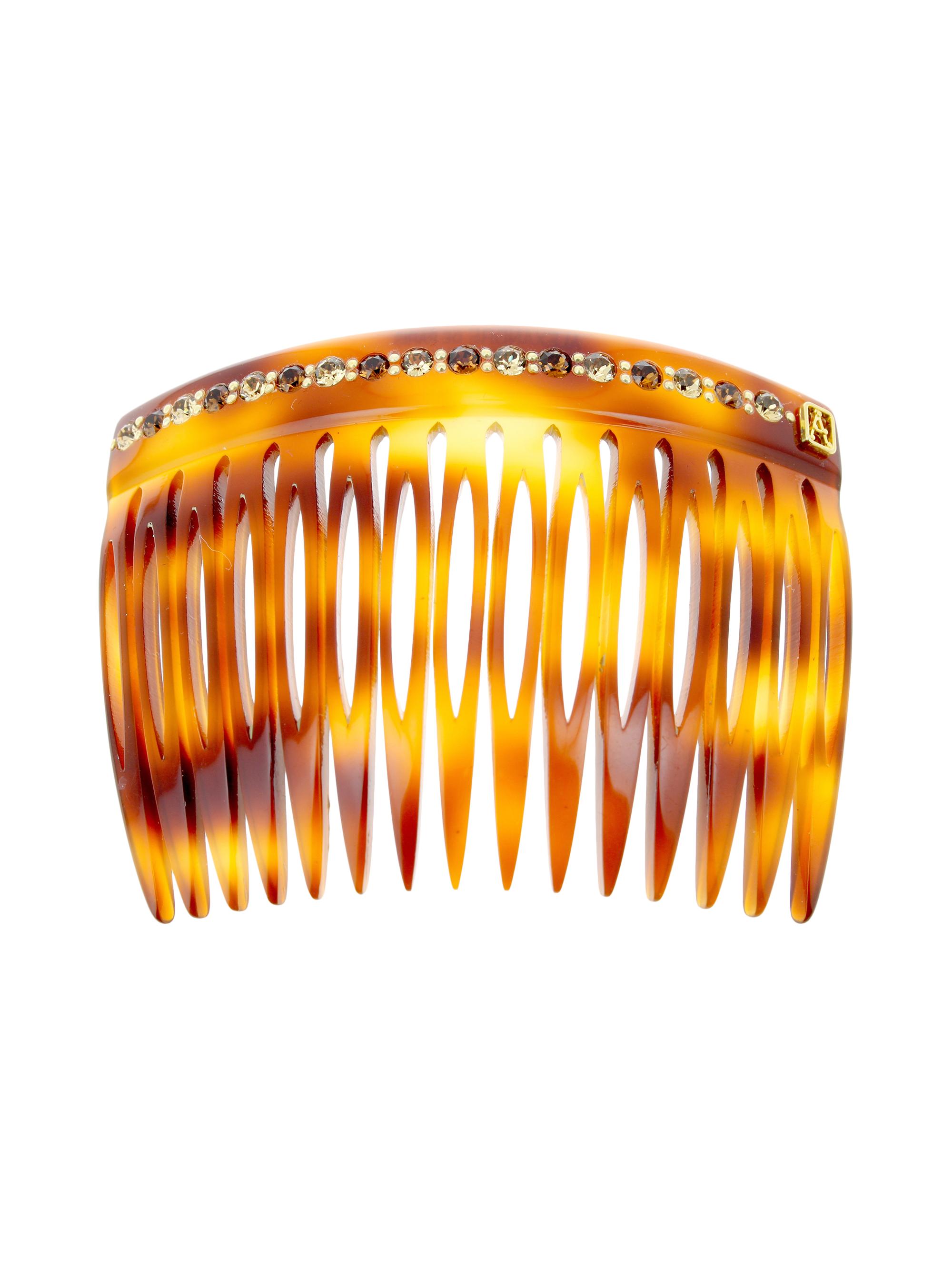 Alexandre de Paris Women's Timeless Grand Palais Rhinestone Hair Comb - Ecaille