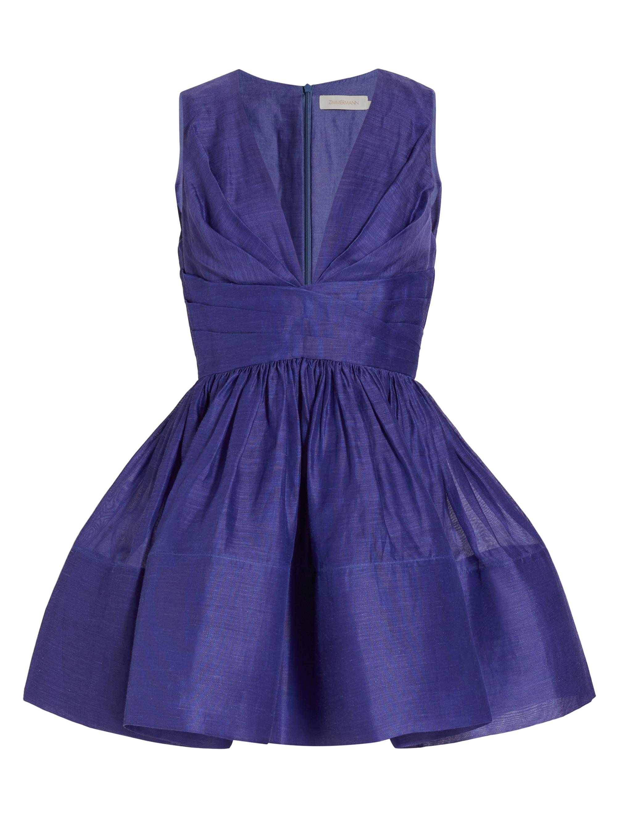 chinese dress ladies Zimmermann Tama Belted Mini Dress Diamond Splice Floral main image 0