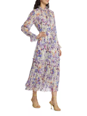 zimmermann tama iris-print midi-dress